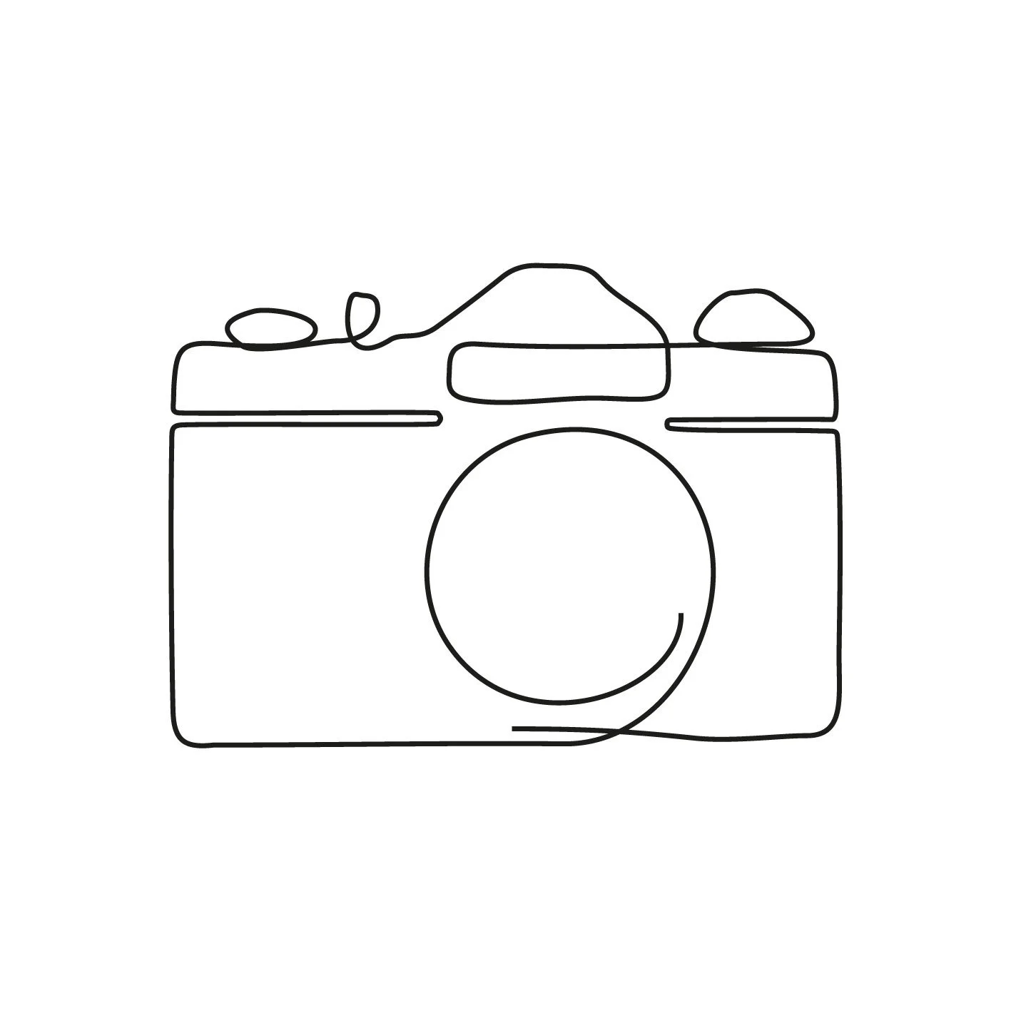 camera-line-drawing
