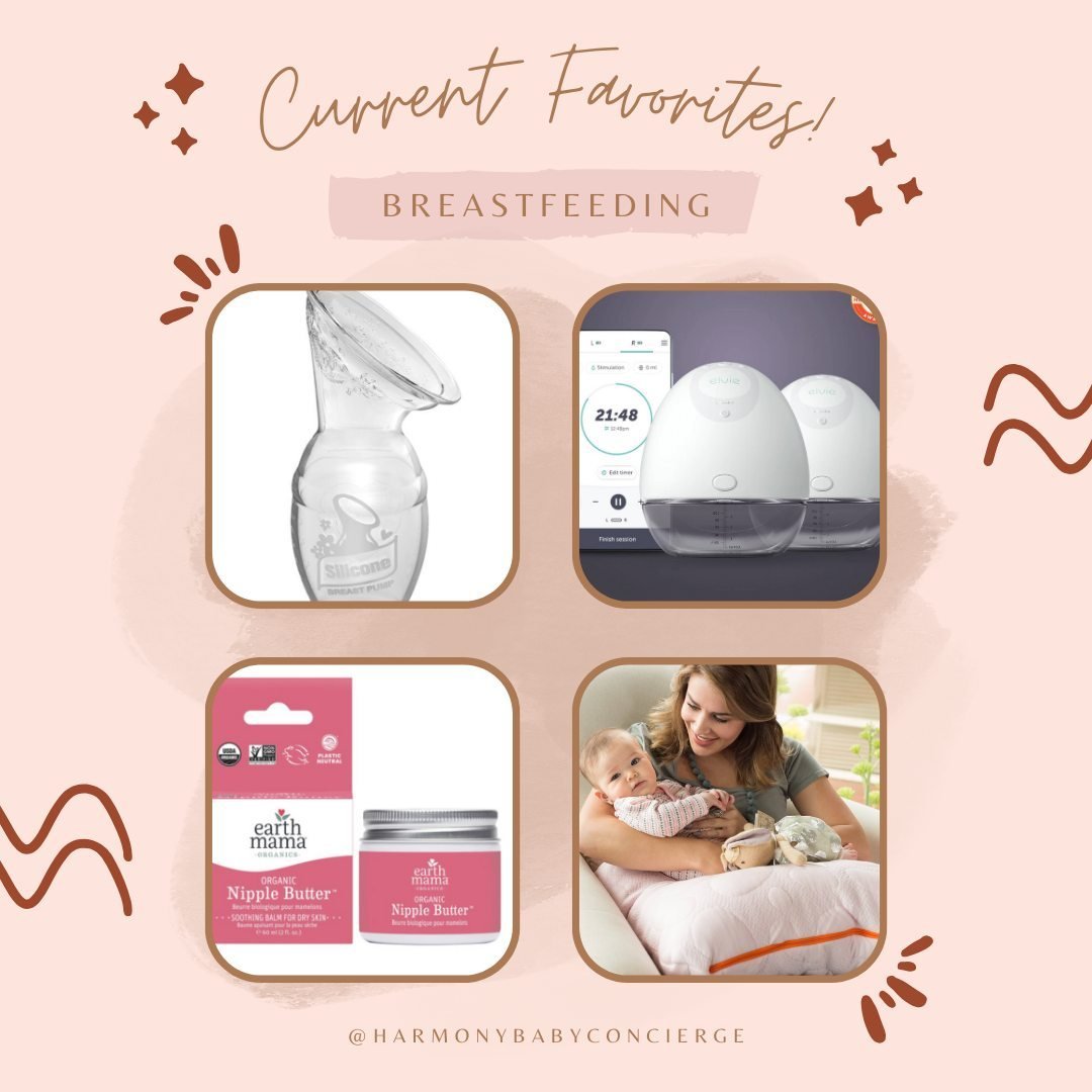 🎶 These are a few of my favorite things 🎶

Breastfeeding Addition! 

🌟 Haaka Suction Breastpump 
🌟  Earth Mama Nipple Butter
🌟  Elvie Handsfree Breast Pump 
🌟 Nook Breastfeeding Pillow 

#babygear #newmom #weloveit