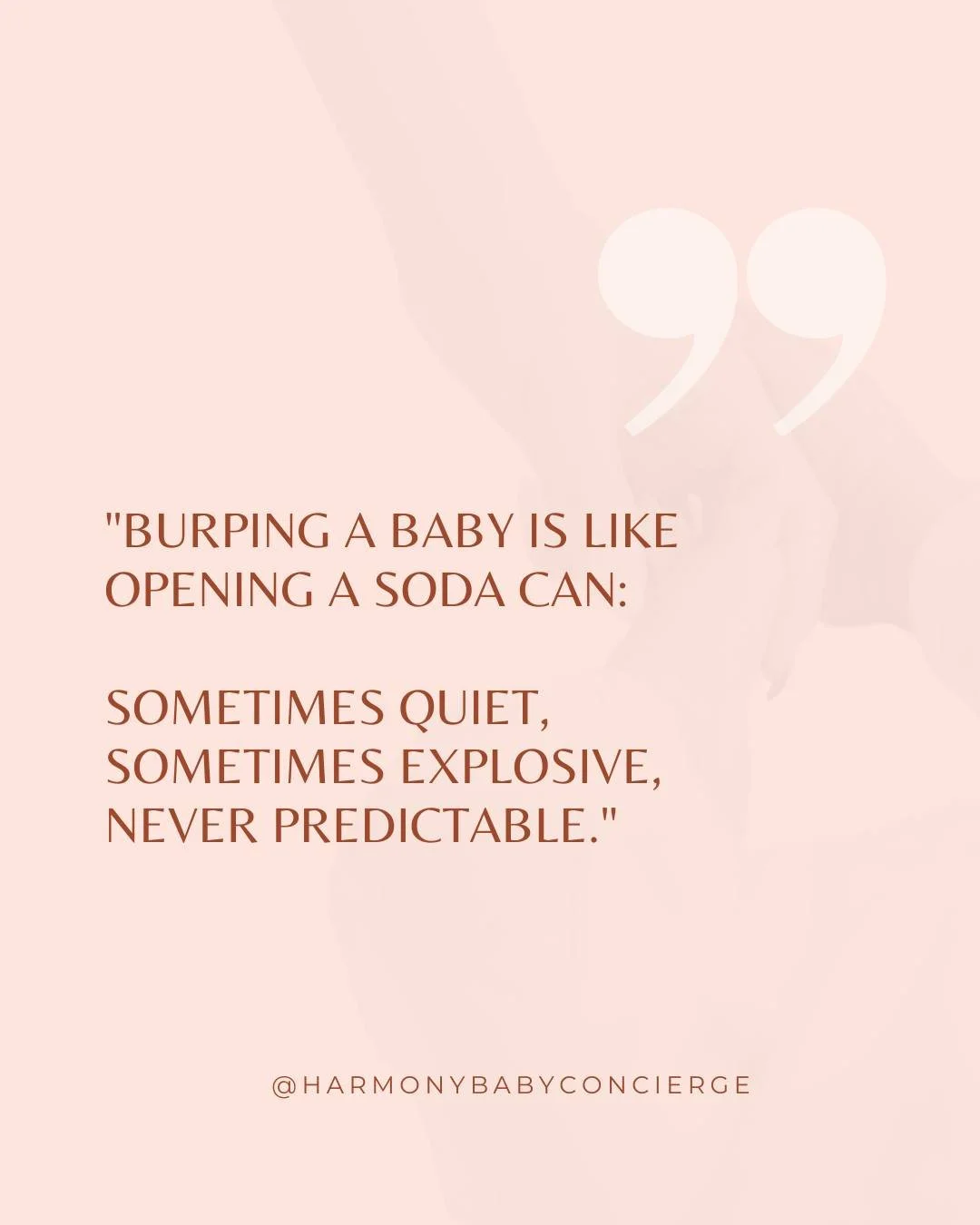 Sometimes burping feels less like a technique and more like a leap of faith. 🌙🤎

A gentle pat, a shoulder shimmy, or a little bounce&mdash;every parent has their own secret move. And when that tiny burp finally comes? Pure victory. 🤍✨

#burpingbab
