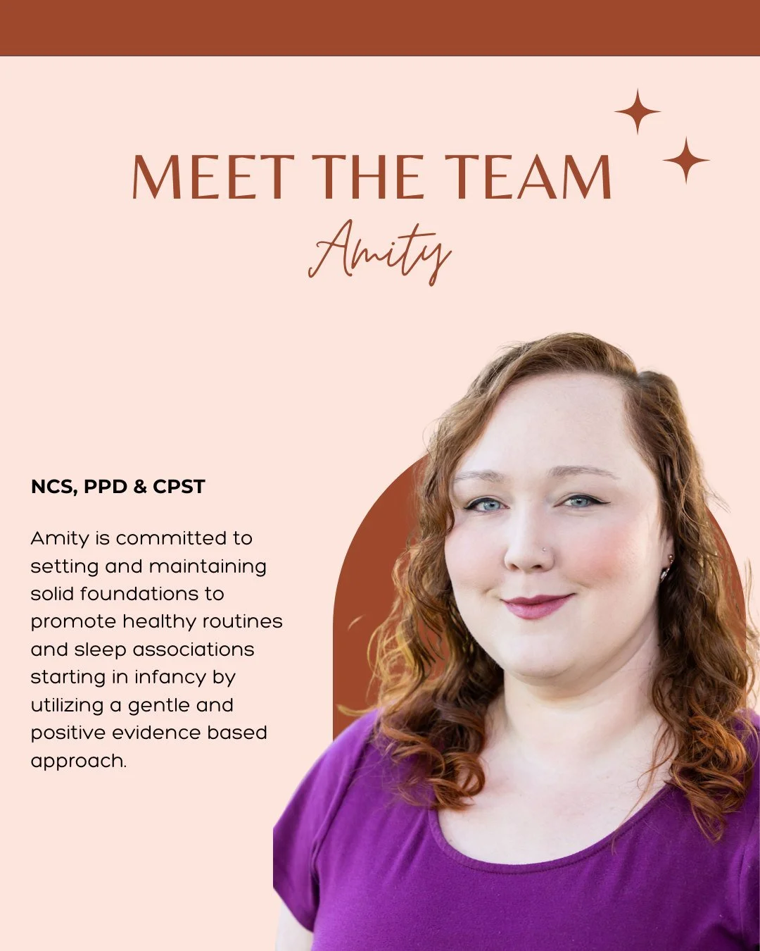 ✨ Meet The Team ✨

Amity is one of our amazing Newborn Care Specialists and Postpartum Doulas 💛

With a heart for nurturing families and years of specialized training, Amity brings flexibility, compassion, and evidence-based care to every family she