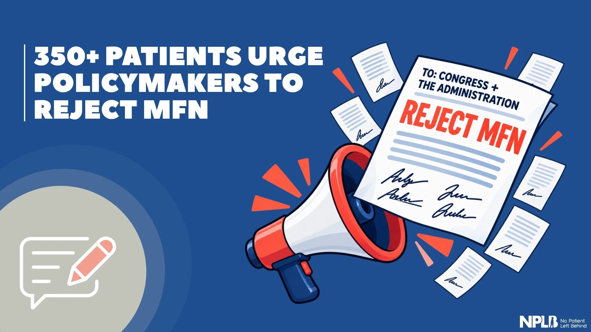350+ Patients Urge Policymakers to Reject MFN
