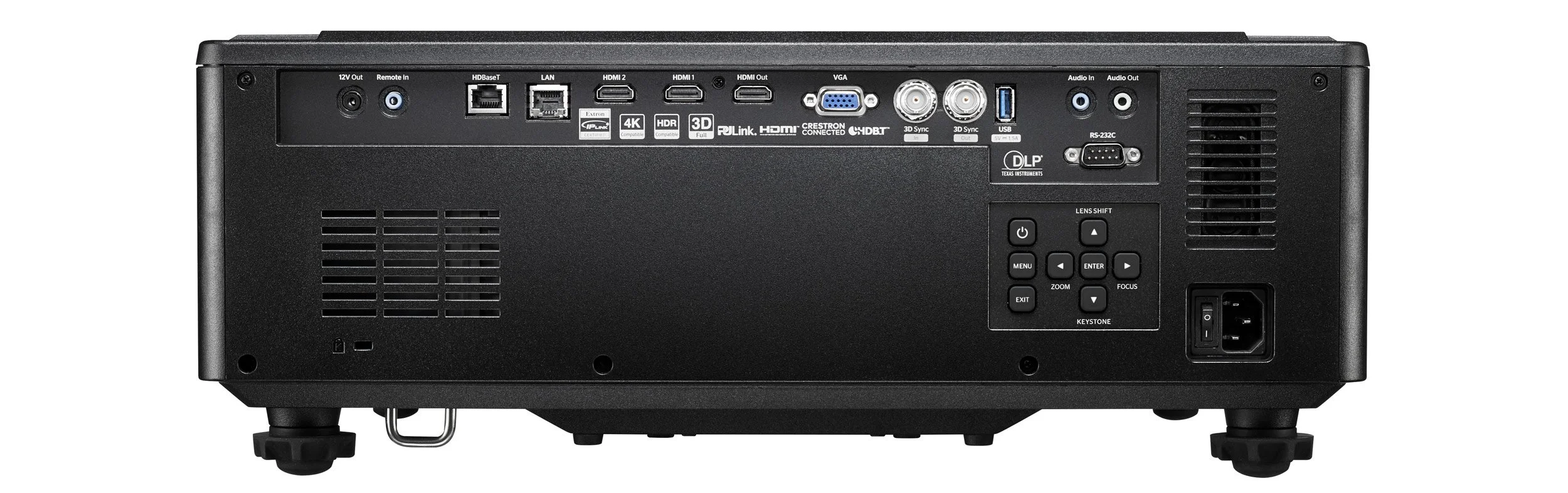 Optoma ZU725T takaapäin