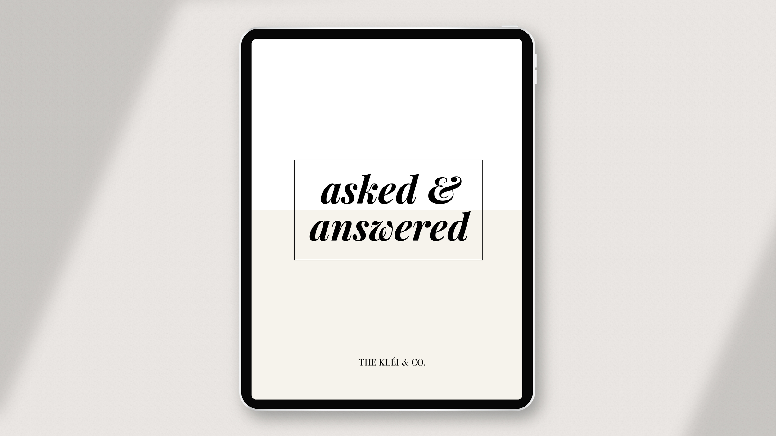"Asked & Answered" Prayer Journal