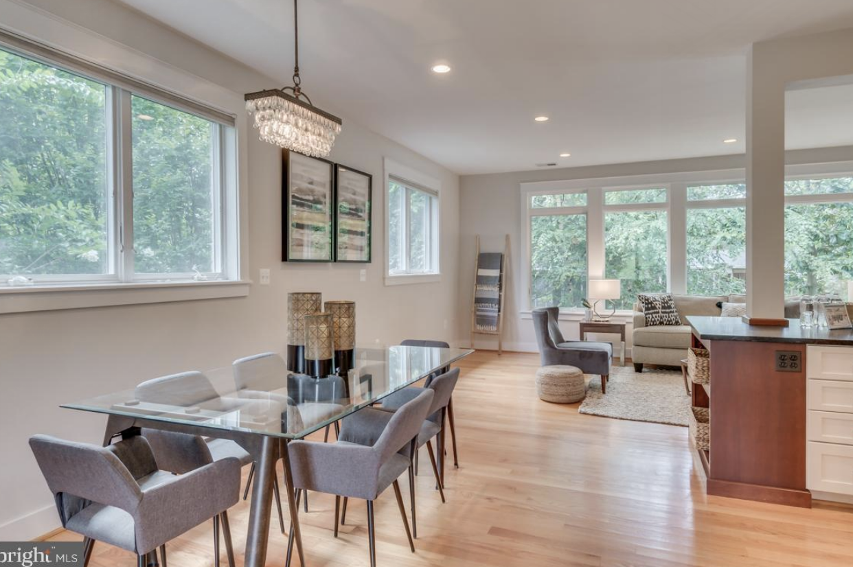 BEFORE: Figuring out how to arrange the couch and tv in this long, narrow room was a CHALLENGE