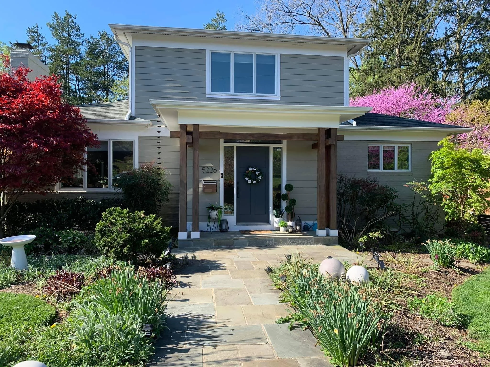 it took a lot of work (and a lot of trips to the nursery!) but I've got it back now and looking mostly even better than before!