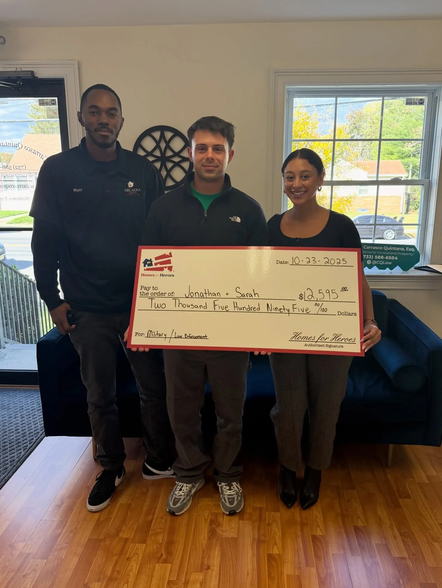 Another HERO closing🏡🇺🇸

This one means a little more.

Through the Homes for Heroes program, our client not only secured their home&hellip; but also received money back post closing 💰👏🏾

That check isn&rsquo;t a bonus.
It&rsquo;s earned.

To o