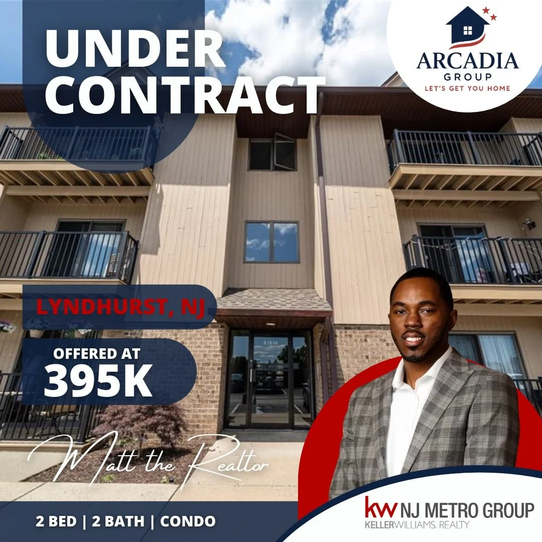 🏡 UNDER CONTRACT in Lyndhurst! 🔑

Excited for my clients as we officially move forward on this beautiful condo in Lyndhurst, NJ!

This upgraded 2-bedroom, 2-bath unit offered the perfect mix of comfort, convenience, and location. From the renovated