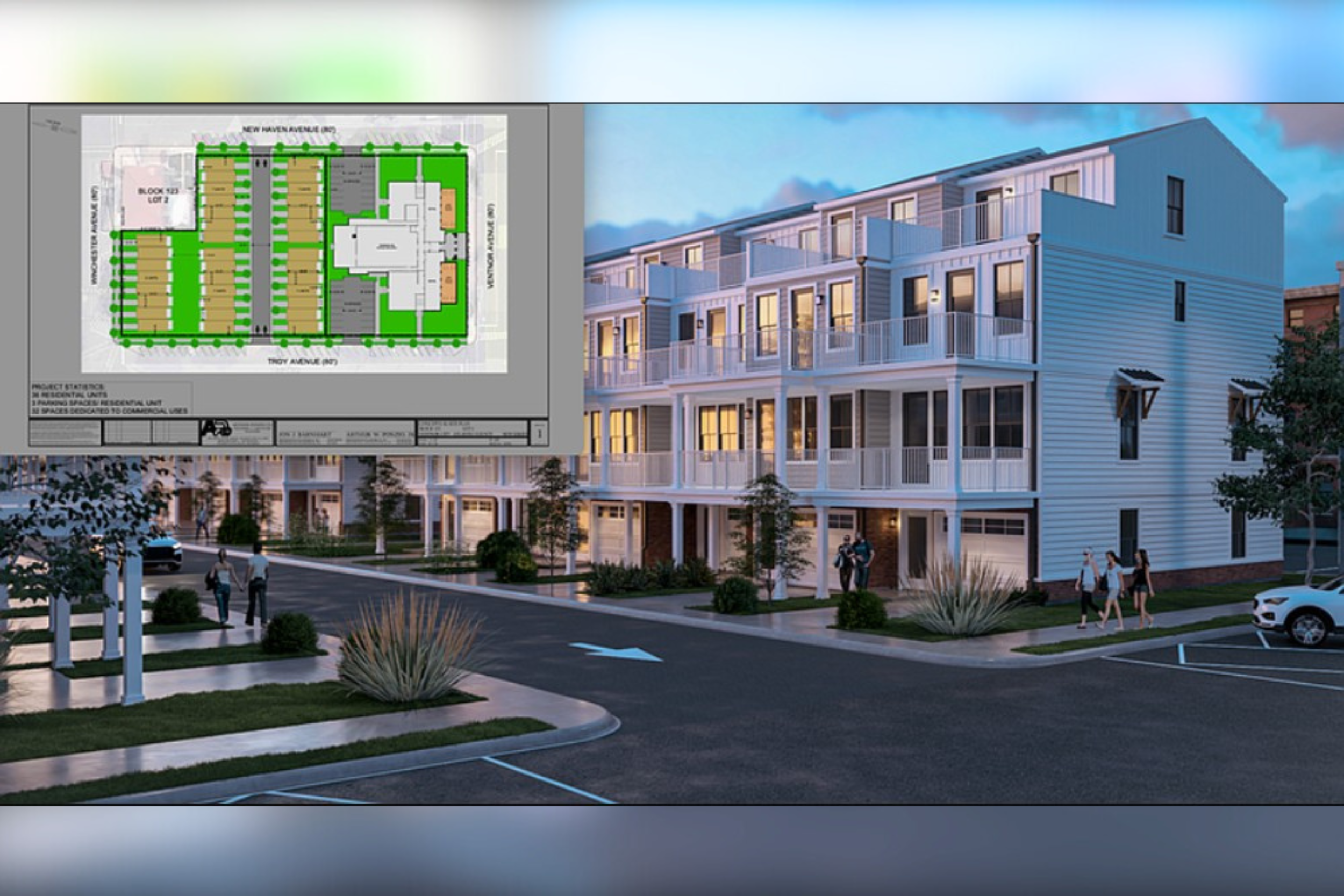 Ventnor approves a 33-unit townhome redevelopment at Ventnor & Winchester, including parking plans, timeline, and neighborhood impacts.