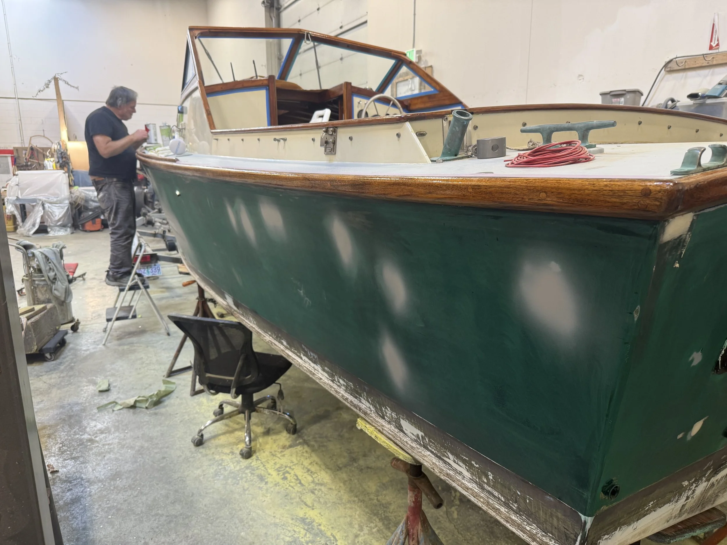 Restoration of a Nexus Marine Wood and Epoxy Boat