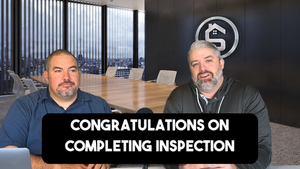 Congratulations on Completing Inspection! 