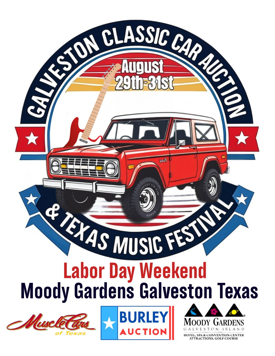 Galveston Classic Car Auction & Texas Music Festival