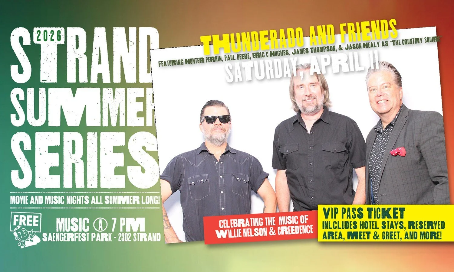 The Strand Summer Series: Music Night - Thunderados and Friends