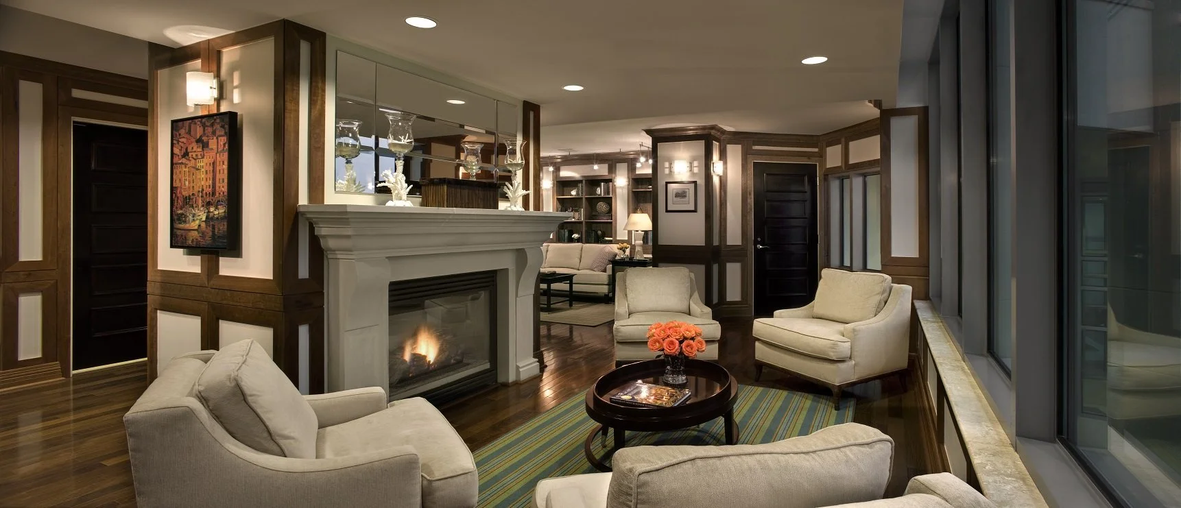 Party Room Fireplace