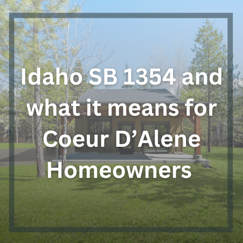 Idaho's New ADU Law Just Changed the Rules for Coeur d'Alene Homeowners — Here's What You Need to Know