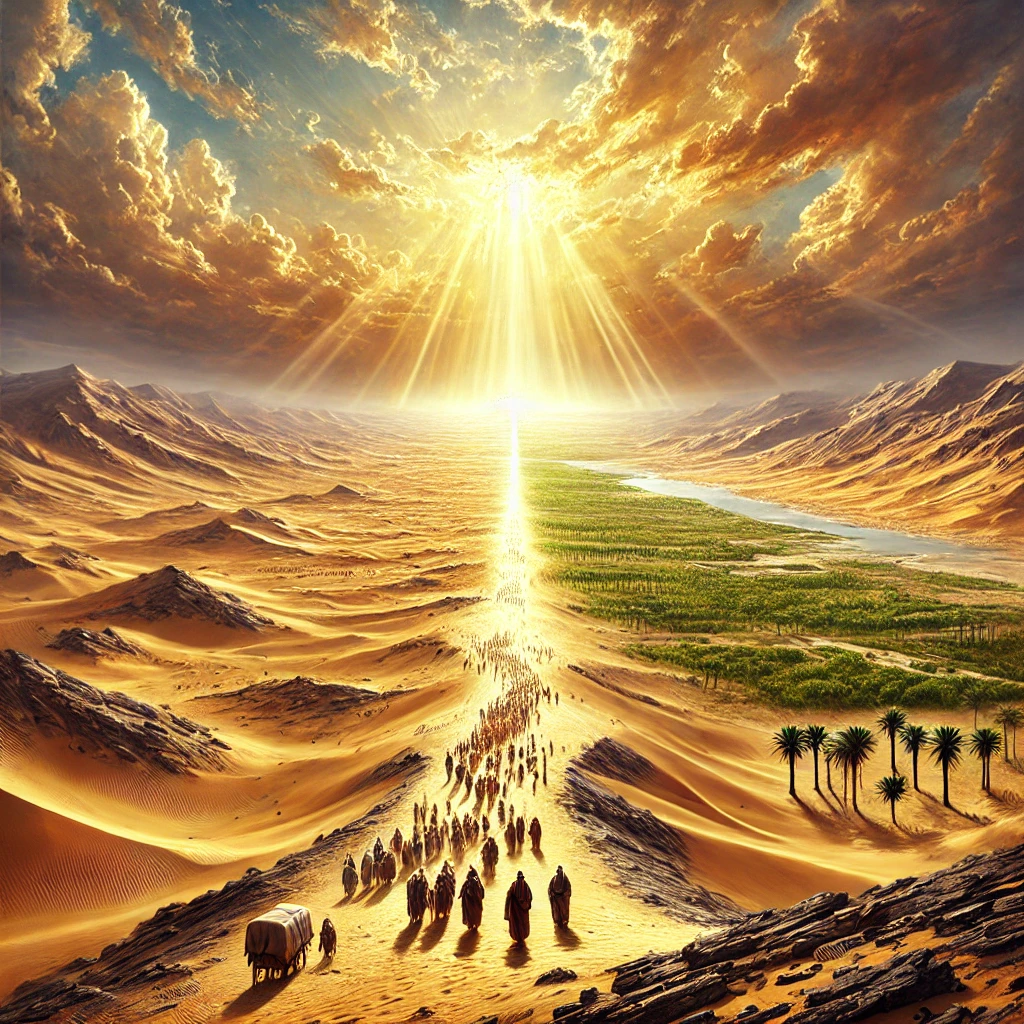 A picture of Isaiah 40 & the Way in the Wilderness