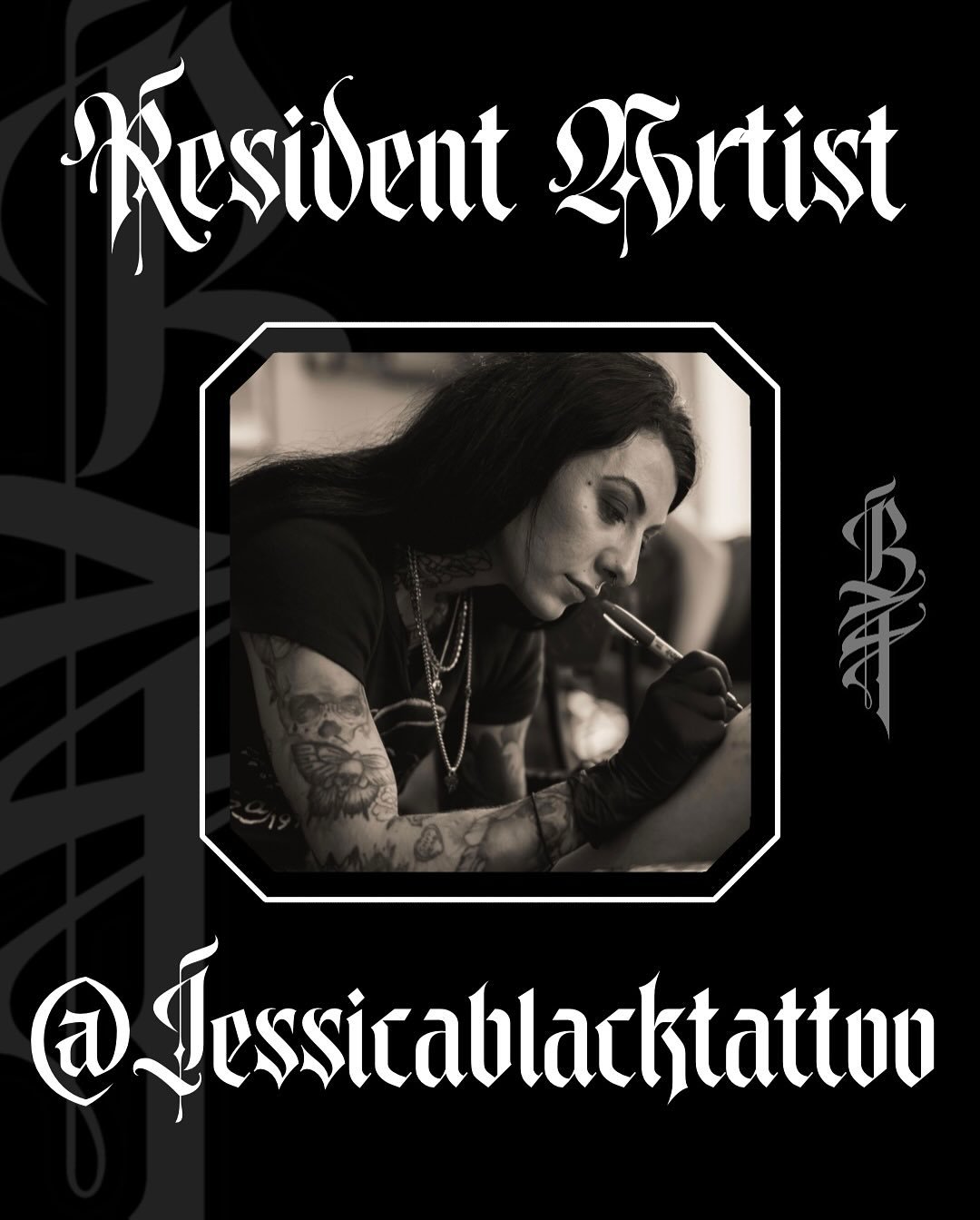 The wonderful @jessicablacktattoo is joining the team here @blacktapestrytattoo 💣💣
.
Jess will be working on an &lsquo;appointment only&rsquo; basis so please get in touch to with Jess or complete a contact form on our website if you would like to 
