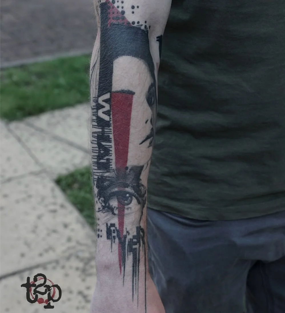 A healed and hairy half sleeve by our artist @ta2pawel ✨ 
.
To book in with Pawel please DM them directly or send a request via our website (link in bio)
.
Ready to bring your next tattoo idea to life? Head over to www.blacktapestrytattoo.co.uk to bo