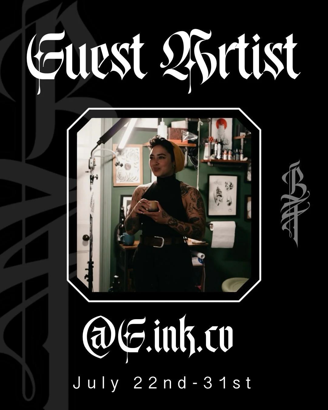 Joining us for a week at the end of the month @g.ink.co ! Book via the booking form in Graces bio. 🐆✨

#londontattoo#guestartist #finelinetattoos