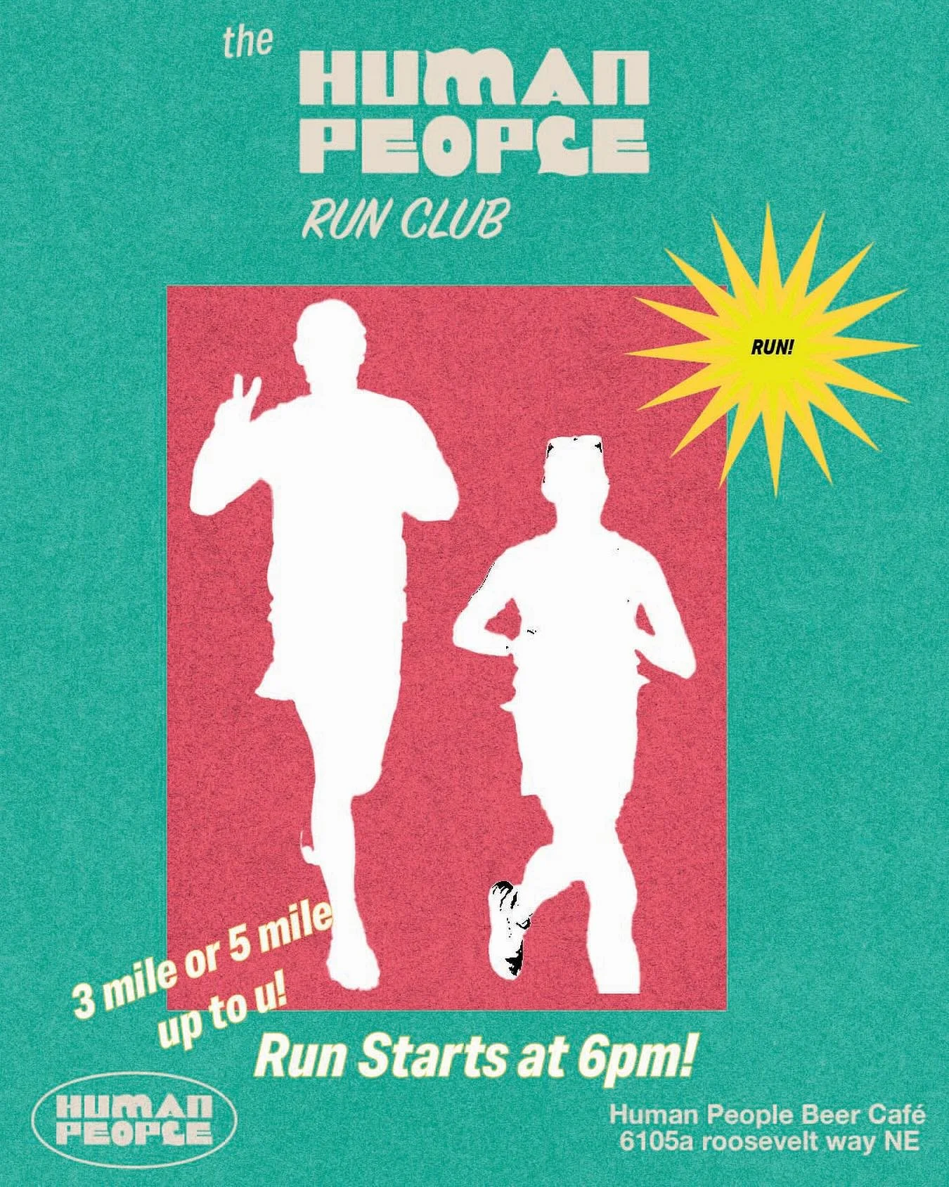 RUN CLUB WEDNESDAYS! 6PM

And we have two routes for you, 3 and 5. Lots of trail, some Burke, a little road. And a lot of fun (type 2) ! 

Anyway, come meet some folks. And have a 🍕🍕🍕 pizza after! 

WEDNESDAYS AT 6pm. LIGHTS ENCOURAGED!!
