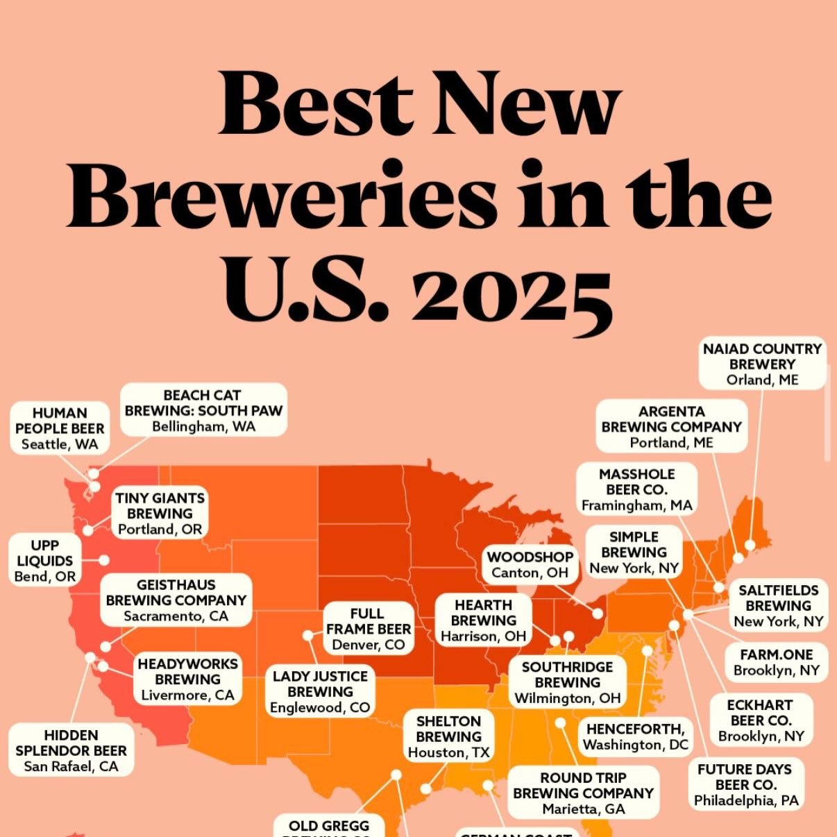 ❤️❤️APPRECIATION POST❤️❤️
Thank you! For your appreciation and for all the love, encouragement and support and patience you&rsquo;ve shown this year. 

@vinepair named us as one of the Best New Breweries of 2025. And we couldn&rsquo;t be more honored