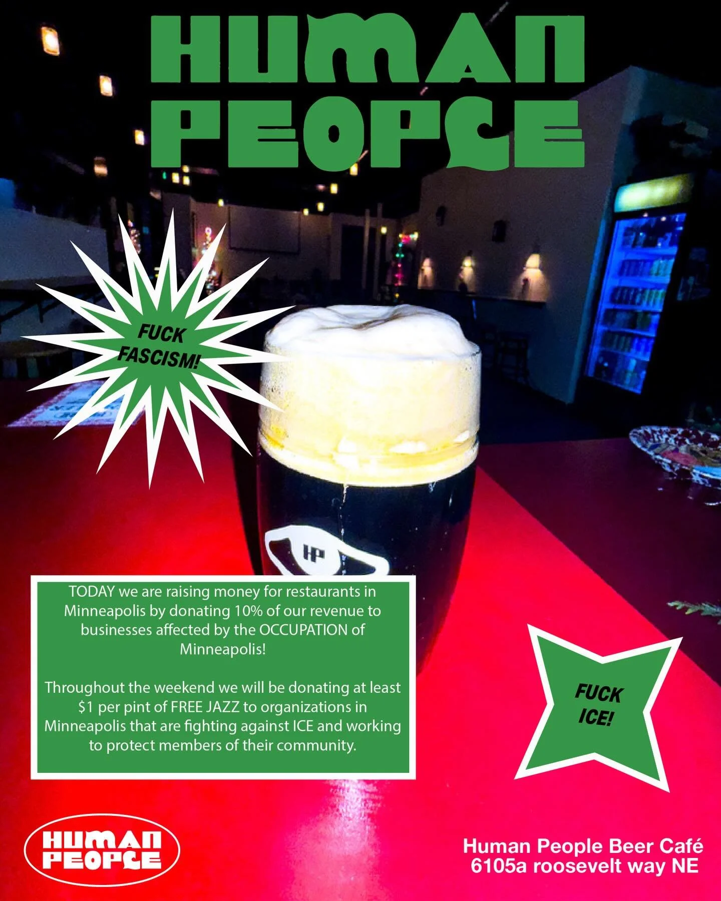 Hey you all, things aren&rsquo;t well. Things especially aren&rsquo;t well in Minneapolis and the people of the twin cities need our help. Here&rsquo;s what we&rsquo;re going to do&hellip;

Today! We are jointing with the generous restaurants of Seat