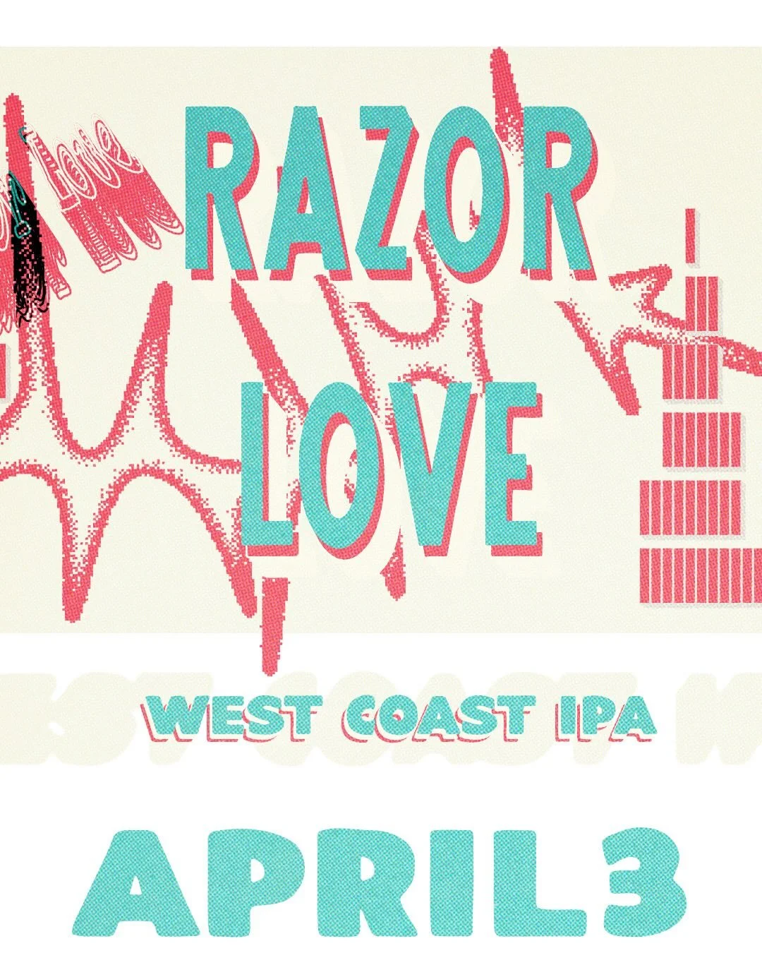 尺ﾑ乙の尺 ﾚの&radic;乇 - 6.7% W乇丂ｲ ᄃのﾑ丂ｲ ﾉｱﾑ
❤️❤️❤️❤️❤️❤️❤️

RAZOR LOVE is Hopped thoroughly with Mosaic and Chinook. It rests on a pale Pilsner malt base, very dry, very crispy. 

At first glance you are met with bright tropical fruit, mango, grapefruit, 