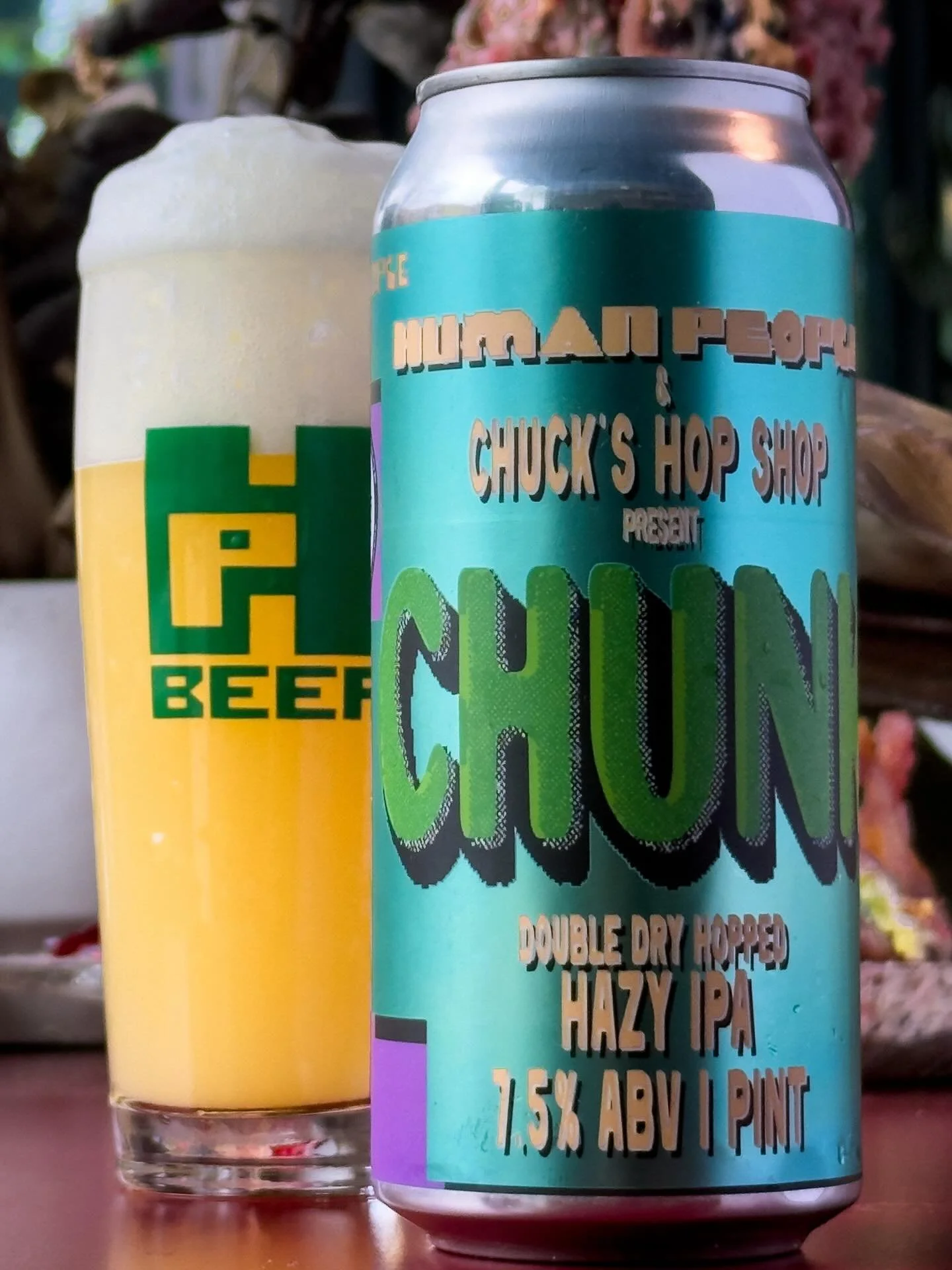 You&rsquo;ve been waiting, asking, calling, texting for it and now it&rsquo;s here&hellip;.
📚📚📚📚
@chuckshopshopgw and Human People Beer present CHUNK 
a 7.5% Double Dry Hopped HAZY IPA // hopped extensively with Citra and Nectaron on a bed of oat