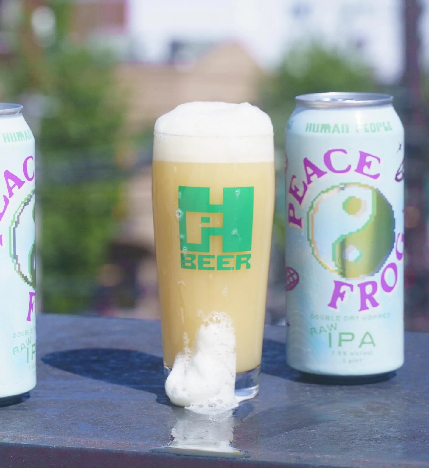 ✌️🐸PEACE FROG ☮️✌️
7.5% abv RAW Hazy IPA
🥭🐸🥭🐸😘🐸🥭🐸🥭

Releasing Friday May 8th - NOON

In a cardio-fueled fugue state of creativeness the concept of Peace Frog 🐸 was born.  Oats, Haze, Fruity and tropical hop aromas all kept below boiling to