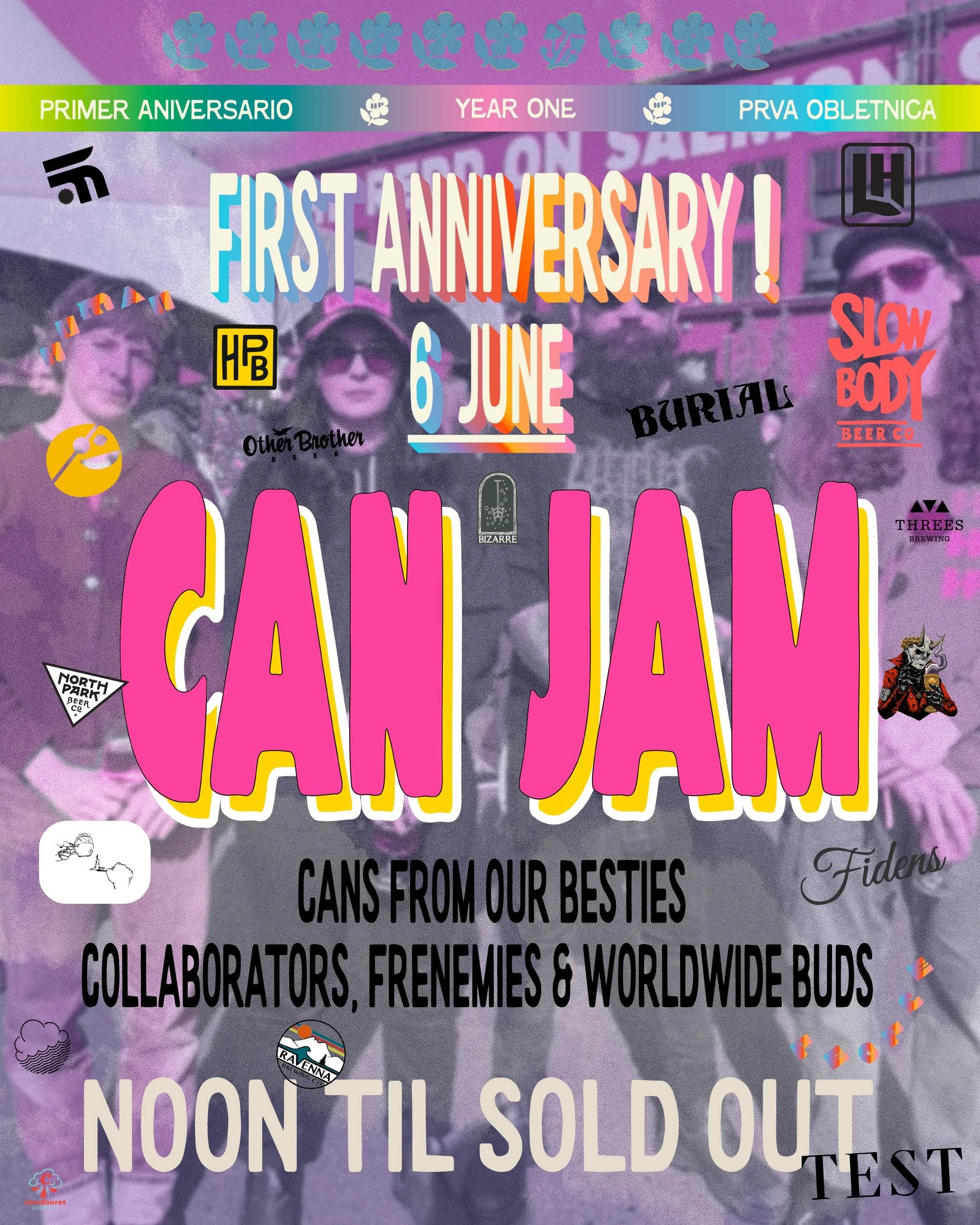 We are very pleased to give some more details on our CAN JAM event Saturday June 6th.
🎉
We will open at Noon and party party party all day, the best we CAN. 😄
✌️

We looked through all the collaborations, conversations, hangs and chats we&rsquo;ve 