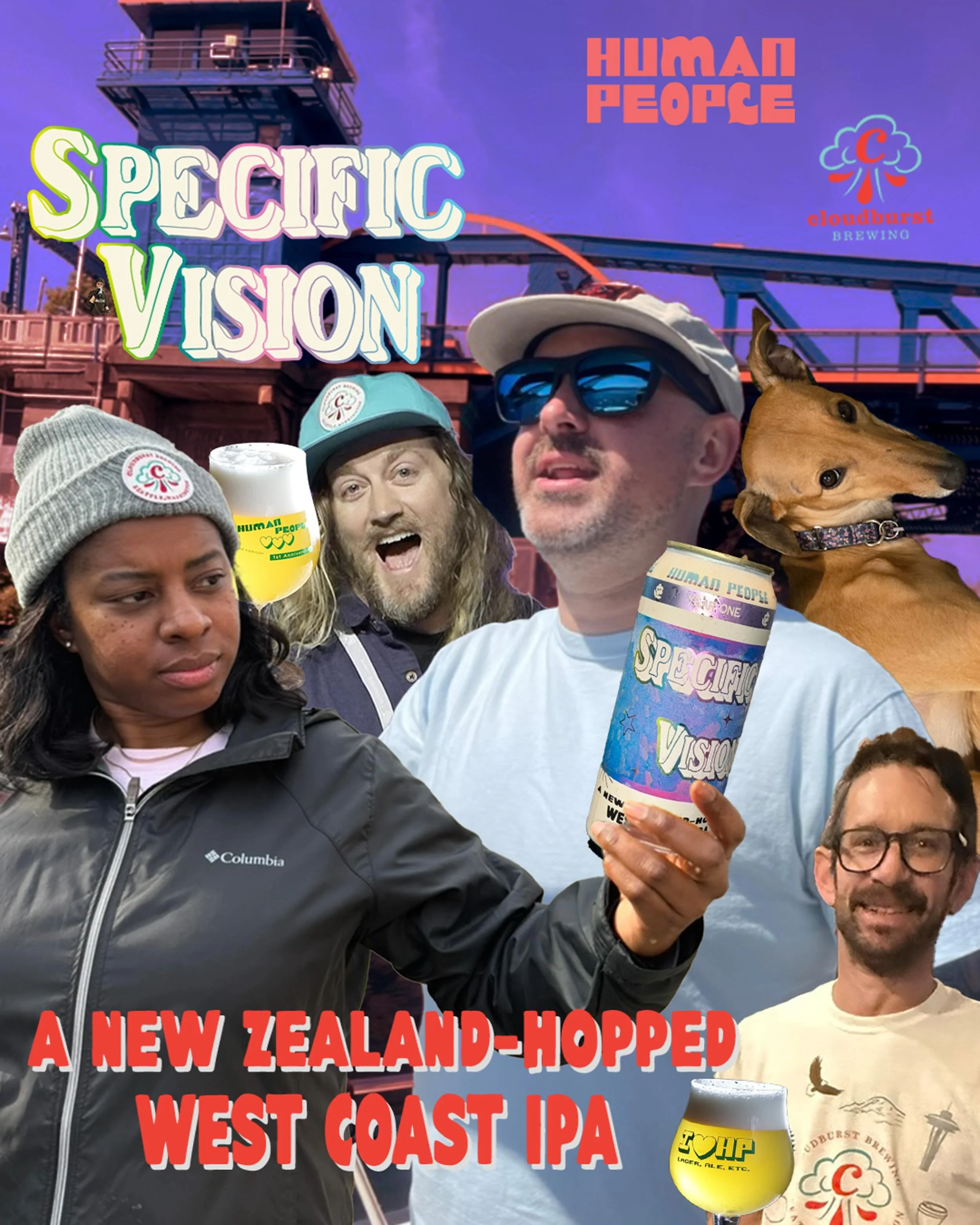 Hey! It&rsquo;s our anniversary! Which means we are doing special things and brewing fun beers with folks that we love and admire. 
There are few we admire quite like the team at @cloudburstbrew so when we asked them to team up for our anniversary an