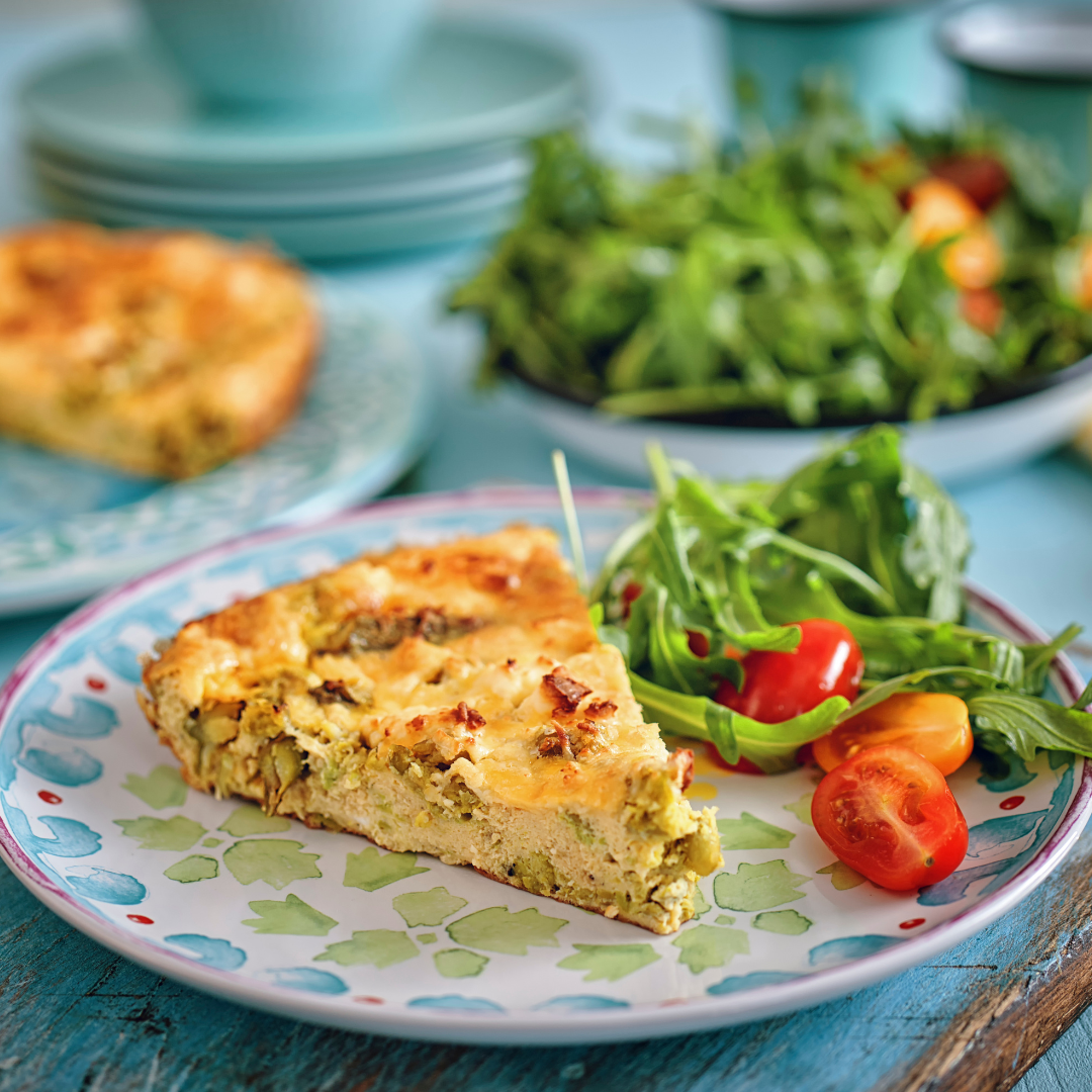 Asparagus & Goat Cheese Frittata