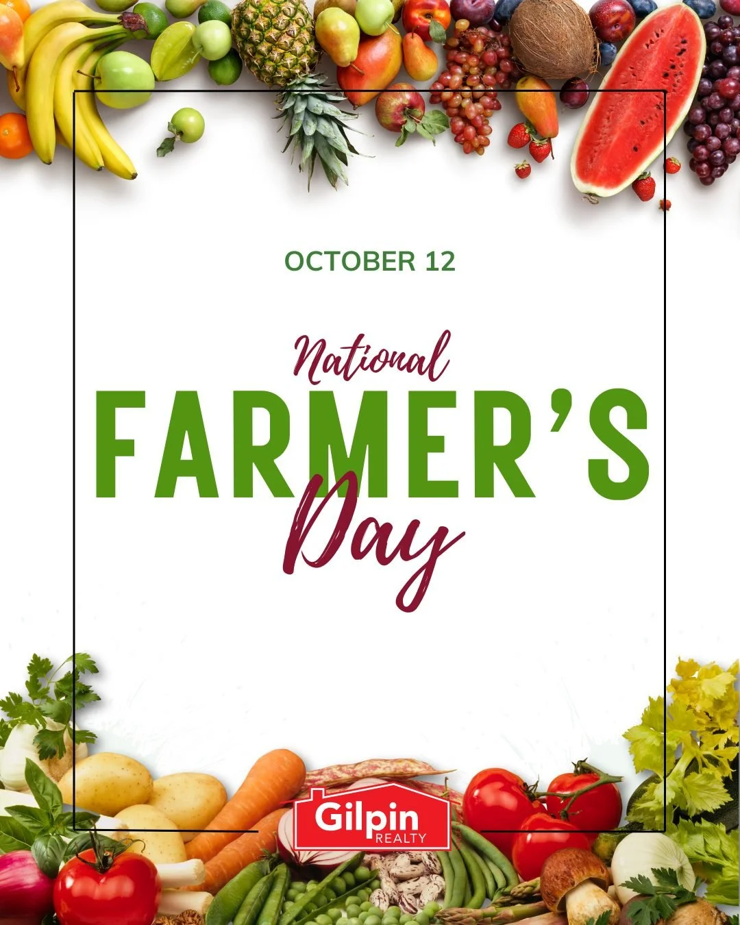 National Farmer's Day!
.
.
.
.
#GilpinRealty #Snohomish #RealEstate #HouseHunting #HomesForSale