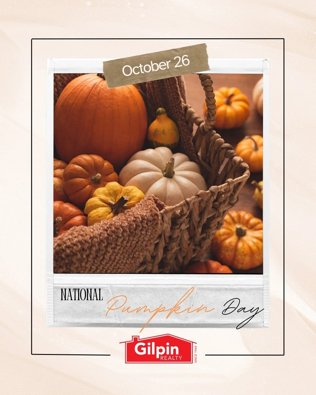 National Pumpkin Day!
.
.
.
.
#GilpinRealty #Snohomish #RealEstate #HouseHunting #HomesForSale