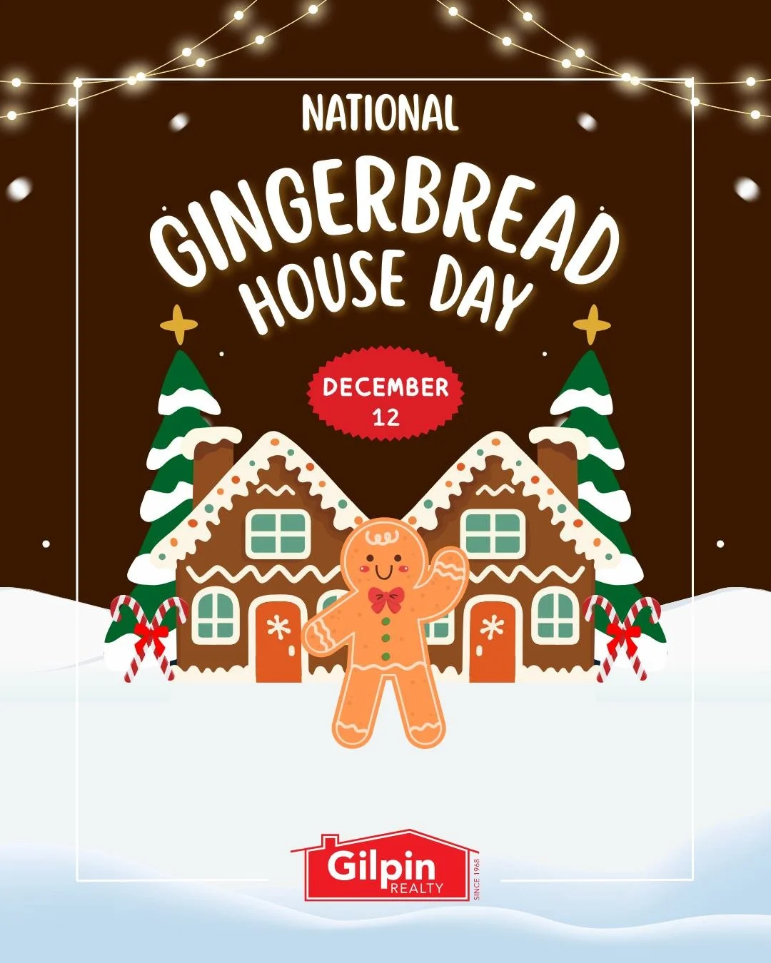 National Gingerbread House Day!
.
.
.
.
#GilpinRealty #Snohomish #RealEstate #HouseHunting #HomesForSale