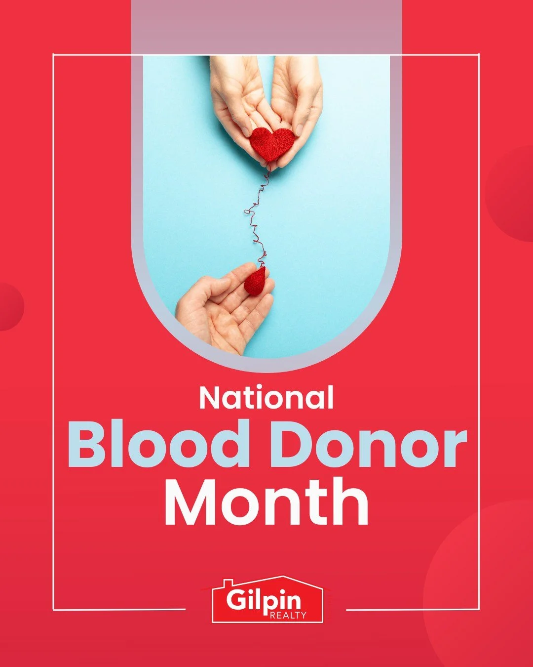 National Blood Donor Month
.
.
.
.
#GilpinRealty #Snohomish #RealEstate #HouseHunting #HomesForSale