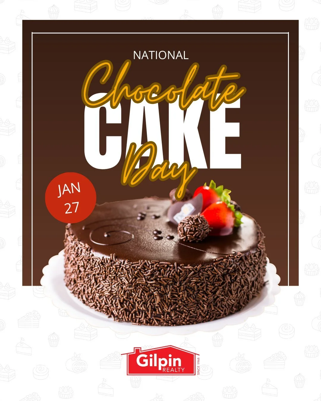 National Chocolate Cake Day!
.
.
.
.
#GilpinRealty #Snohomish #RealEstate #HouseHunting #HomesForSale