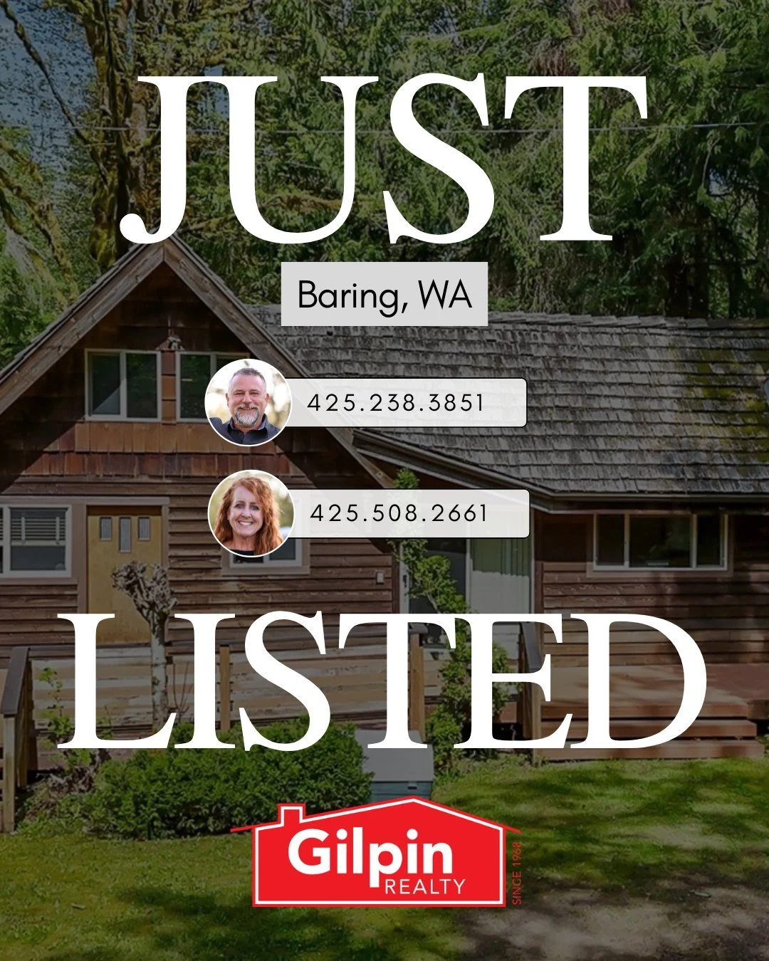 18242 643rd Ave NE, Baring, WA 98224 📍
MLS #2486935
View Full Listing >> https://zurl.co/U1GXV
 
🛏 2 Bedrooms
🛁 0.75 Bathroom
📐 1,090 Sq Ft
🌲 0.70 Acre Lot
🛠 Workshop with power + multiple outbuildings
🏞 Community river &amp; beach acces