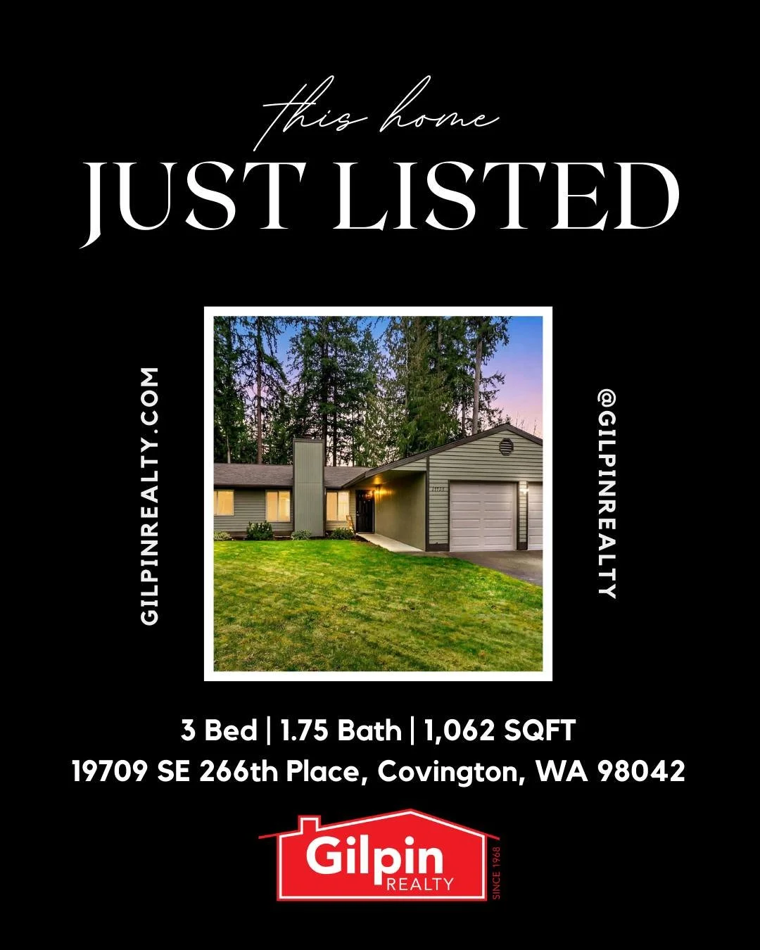 🏡 Just Listed in Covington!
✨ Offered at $614,999 
View Full Listing >> https://zurl.co/ZqH2s 

Welcome to 19709 SE 266th Place SE &mdash; a beautifully refreshed rambler in the Timber Hills neighborhood offering comfort, style, and everyday c
