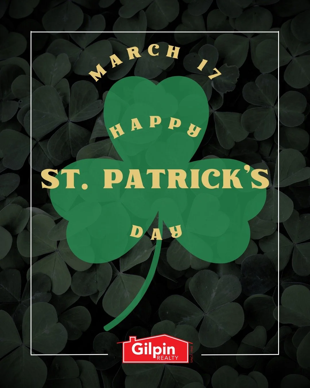 Happy St. Patrick's Day!
.
.
.
.
#GilpinRealty #Snohomish #RealEstate #HouseHunting #HomesForSale