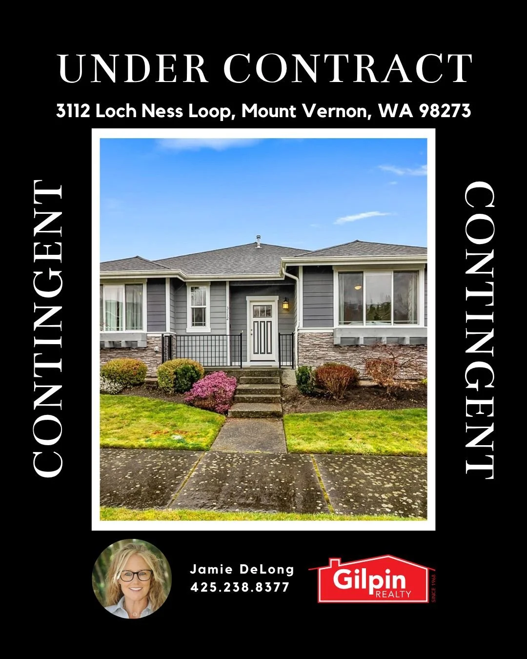 🏡 Under Contract!

Exciting news for this beautiful home in the Highland Greens community! This thoughtfully designed rambler at 3112 Loch Ness Loop in Mount Vernon is now contingent after less than 2 weeks on the market.
.
.
.
#GilpinRealty #Snohom