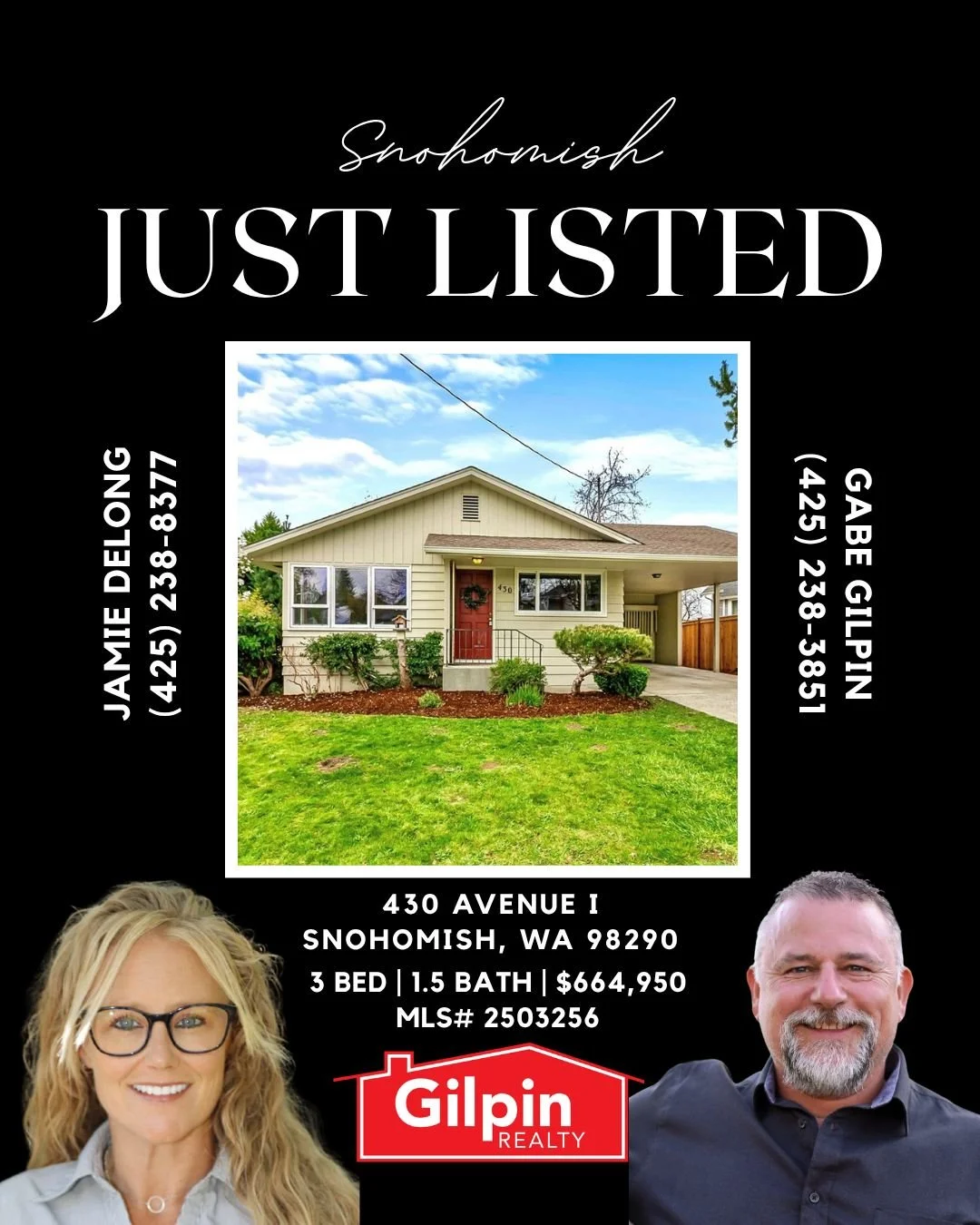 🏡 New Listing in the heart of Snohomish!
430 Avenue I, Snohomish, WA 98290
💲 $664,950
🛏 3 Bedrooms
🛁 1.5 Bathrooms
📐 2,654 Sq Ft
📋 MLS #2503256

Timeless charm meets everyday comfort in this inviting home just minutes from the shops, dining, an