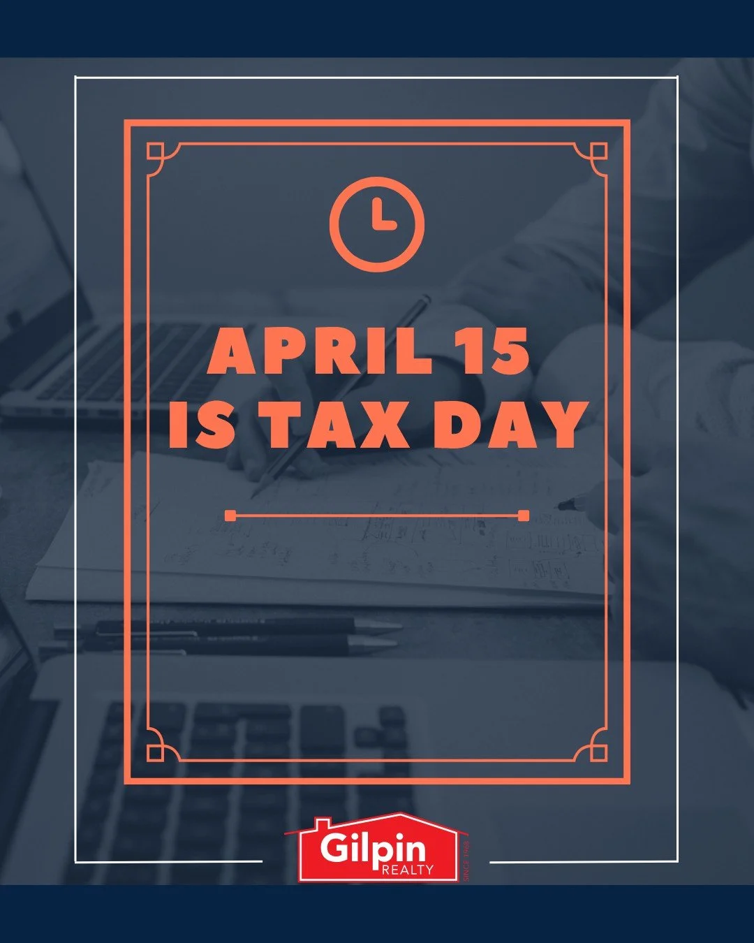 Tax Day!
.
.
.
.
#GilpinRealty #Snohomish #RealEstate #HouseHunting #HomesForSale