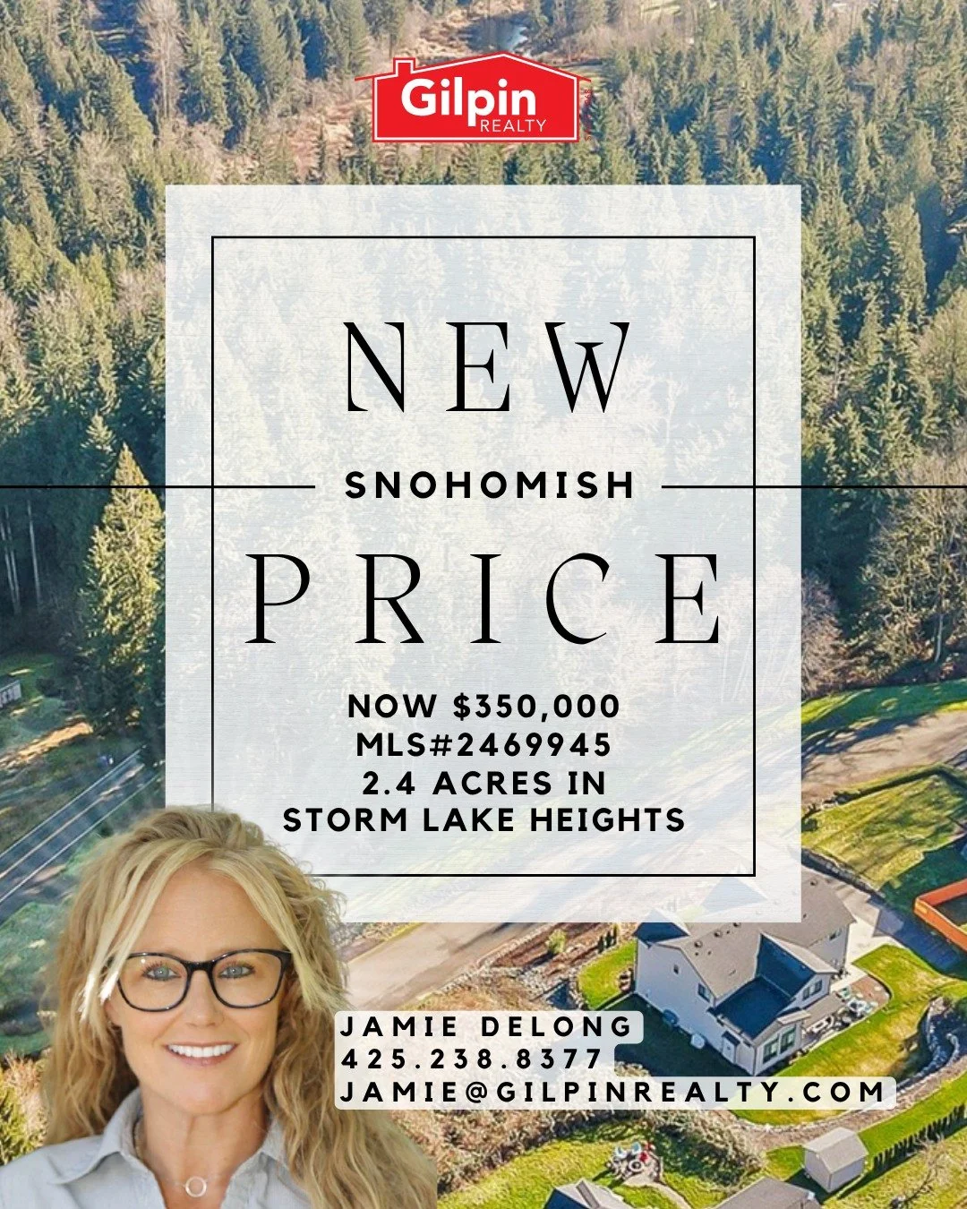 🌲 Price Improvement in Storm Lake Heights 🌲
📍 213th Ave SE, Snohomish, WA 98290

Now offered at $350,000 &mdash; a rare opportunity to build your dream home in the highly sought-after Storm Lake Heights community.

This 2.4-acre homesite offers th