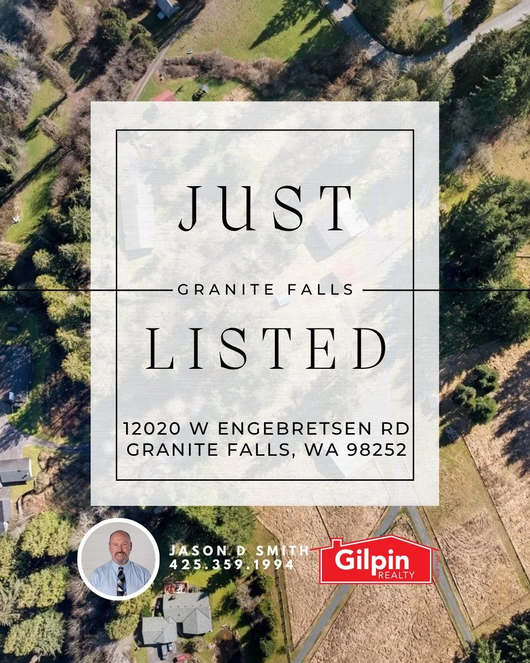 🏡 Just Listed in Granite Falls | 10+ Acres with Mountain Views
📍 12020 W Engebretsen Rd, Granite Falls, WA 98252
Offered at $1,299,950 | MLS# 2528098 
🛏️ 4 Bedrooms | 🛁 2 Bathrooms | 📐 2,980 Sq Ft
🌲 10.405 Acres
View Full Listing https://zurl.c