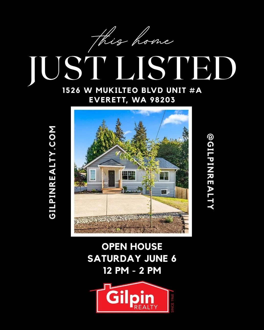 🏡 Just Listed + Open House! 🌊
Offered at $739,950 

📍 Open House
🗓 Saturday, June 6
⏰ 12:00 PM &ndash; 2:00 PM

Welcome to 1526 W Mukilteo Blvd Unit A in Everett &mdash; a fully remodeled 4-bedroom, 3-bath home offering the perfect blend of moder