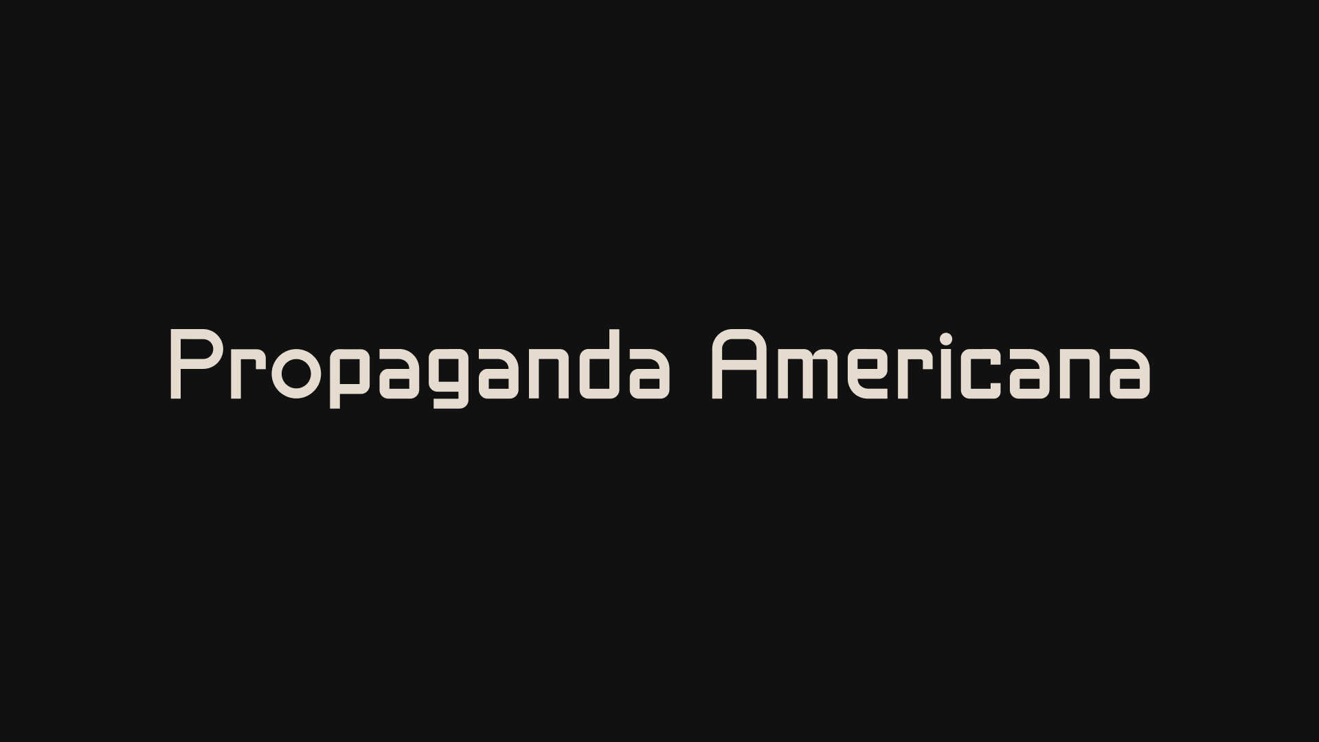 Propaganda Americana