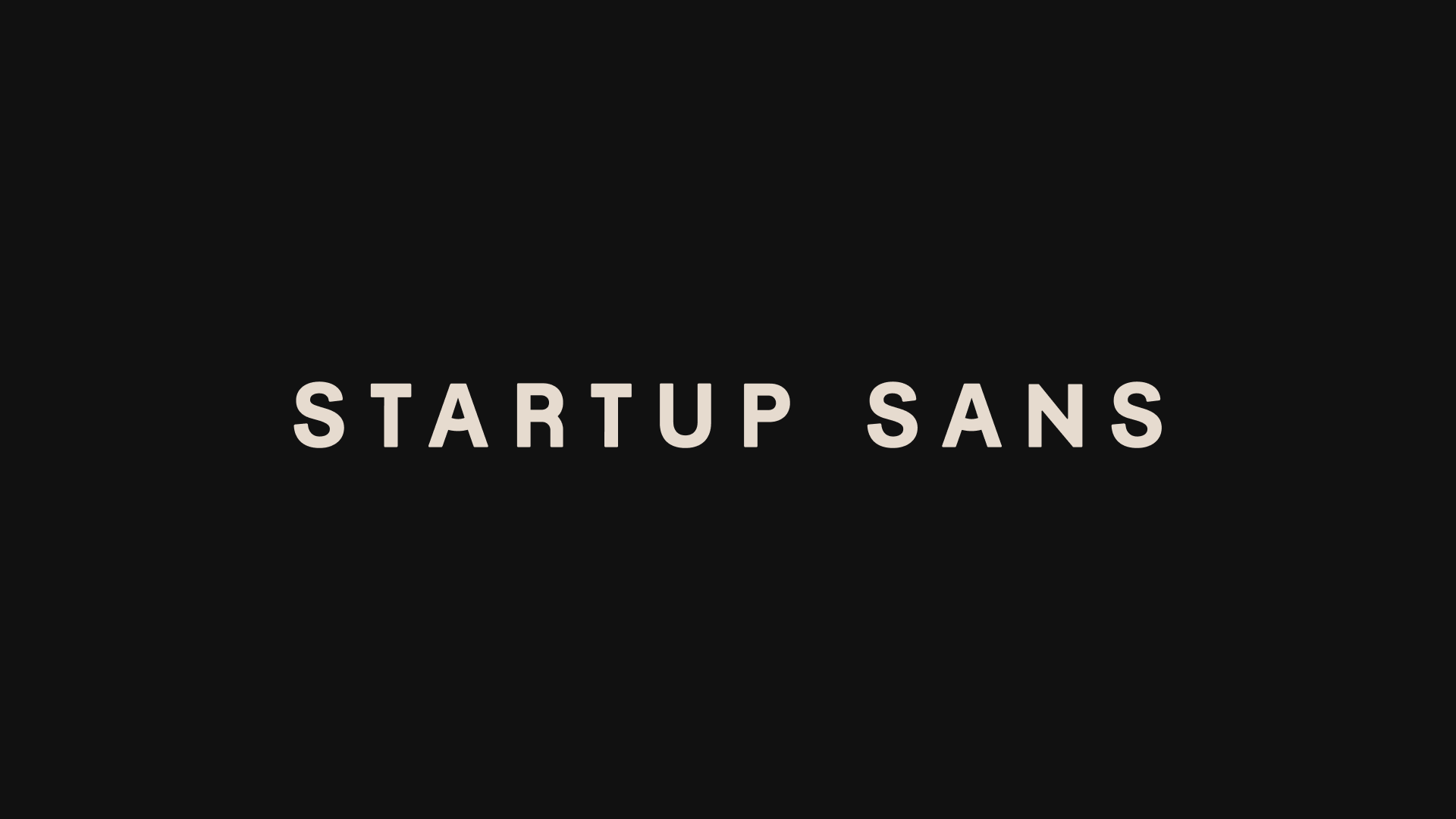 Startup Sans