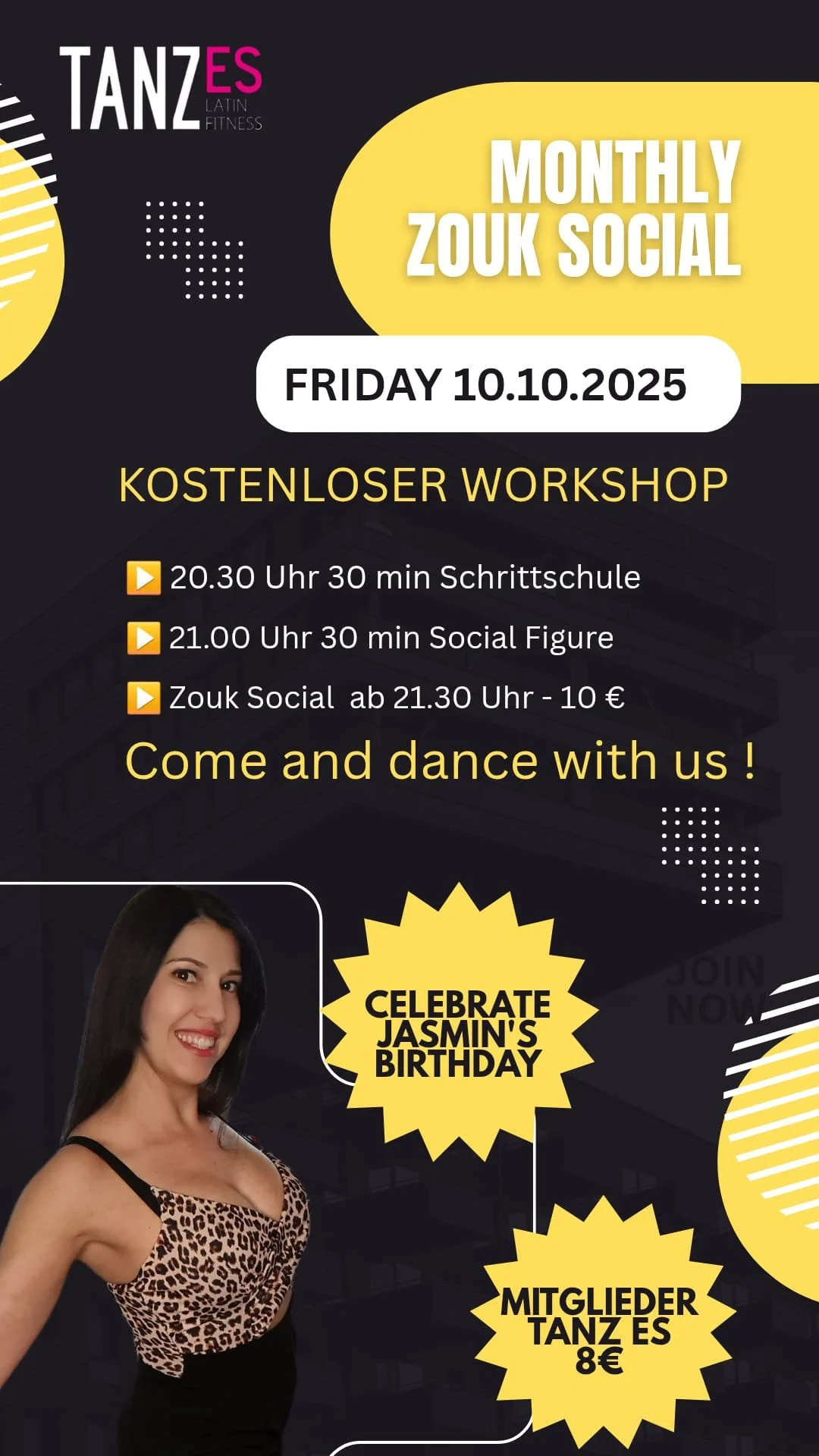 ZOUK Party am 10. Oktober 2025