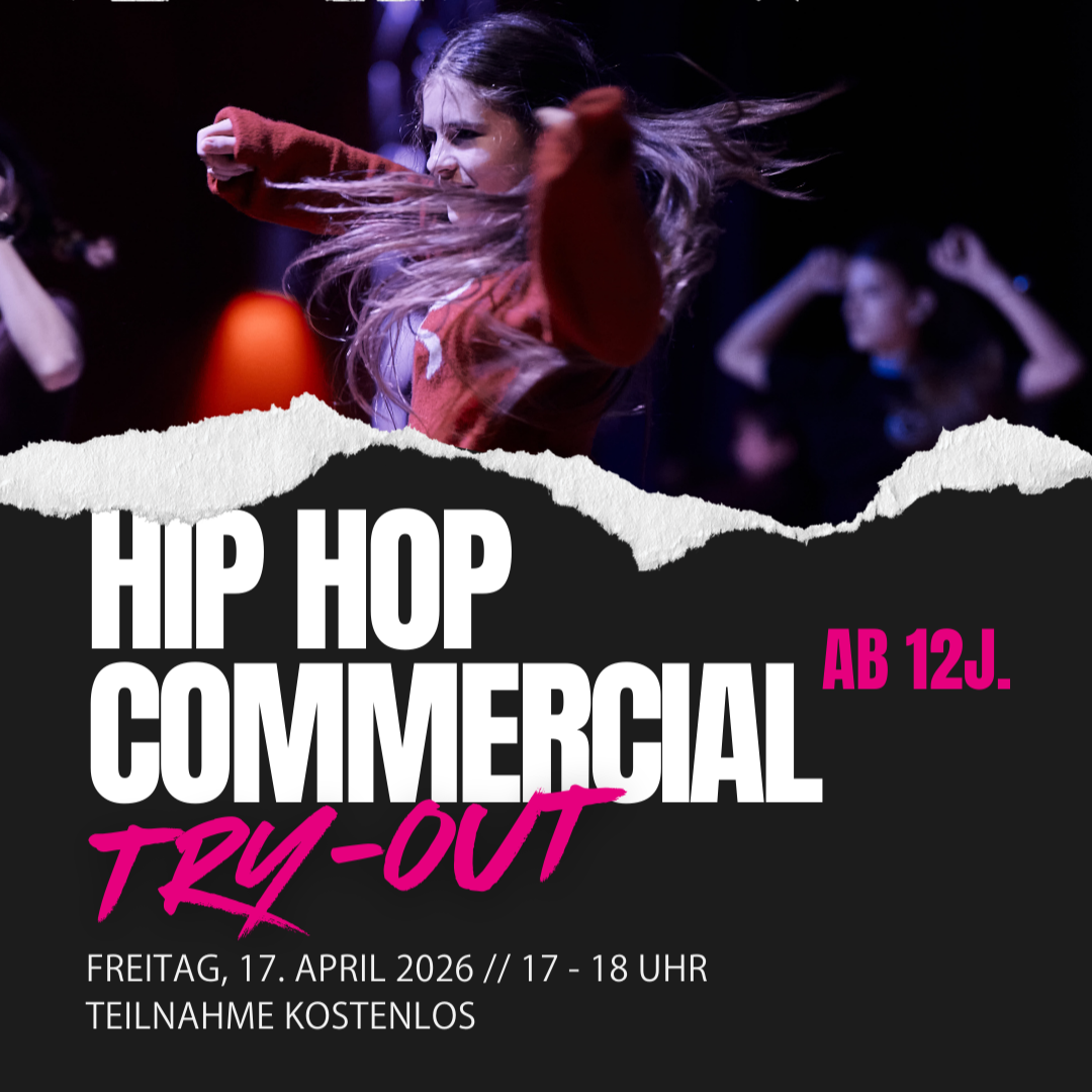 TRY-OUT Hip Hop Commercial für Teens ab 12 Jahren