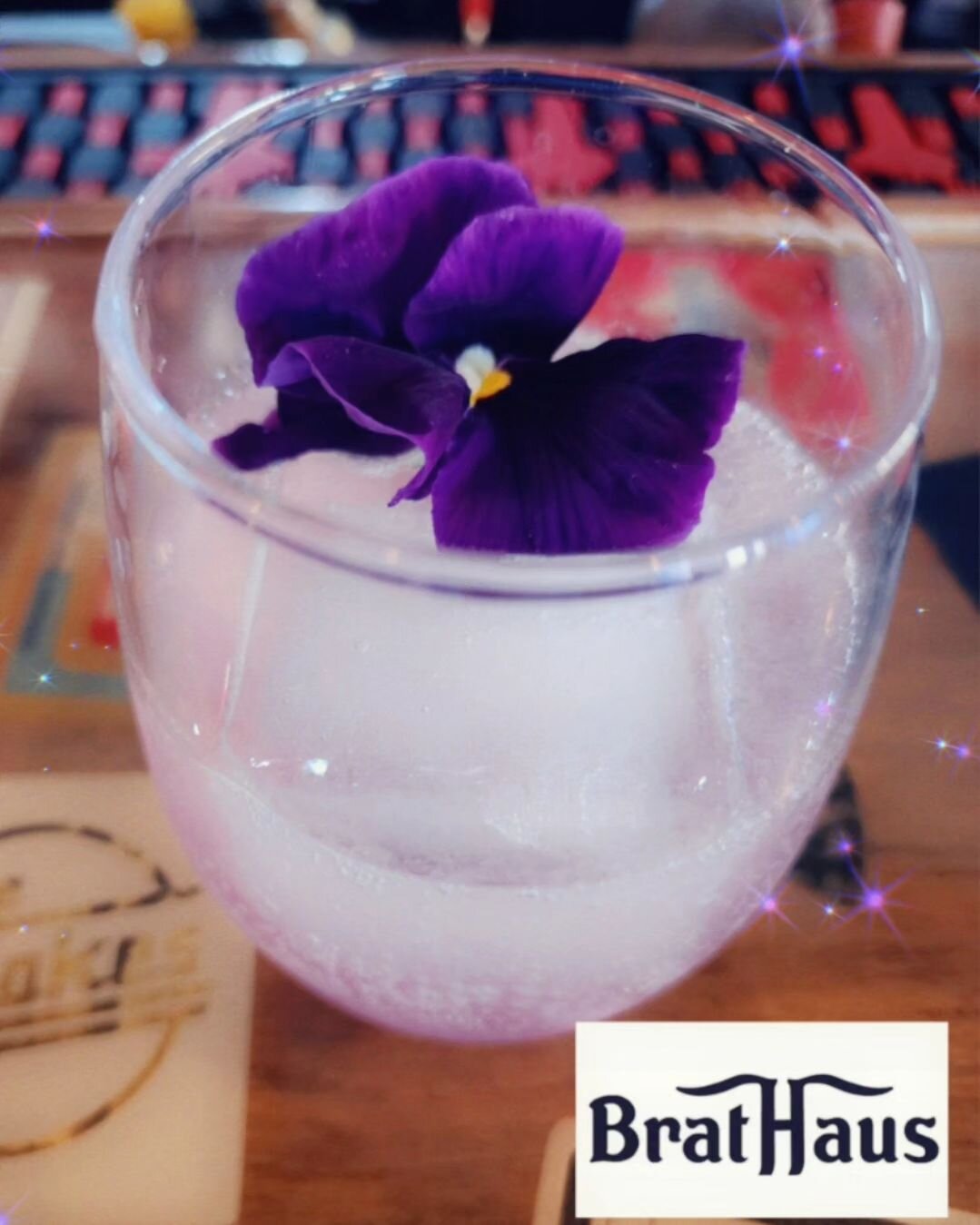 Garden inspired spring cocktail menu now available!  Visit your favorite BratHaus bartender this weekend to try the Empress 75! 🌷🪻🌺🌸